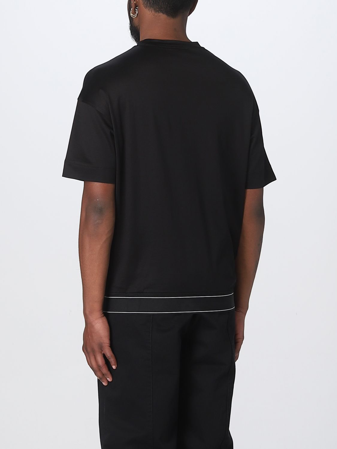EMPORIO ARMANI: t-shirt for man - Black | Emporio Armani t-shirt  3R1TV61JUVZ online on 
