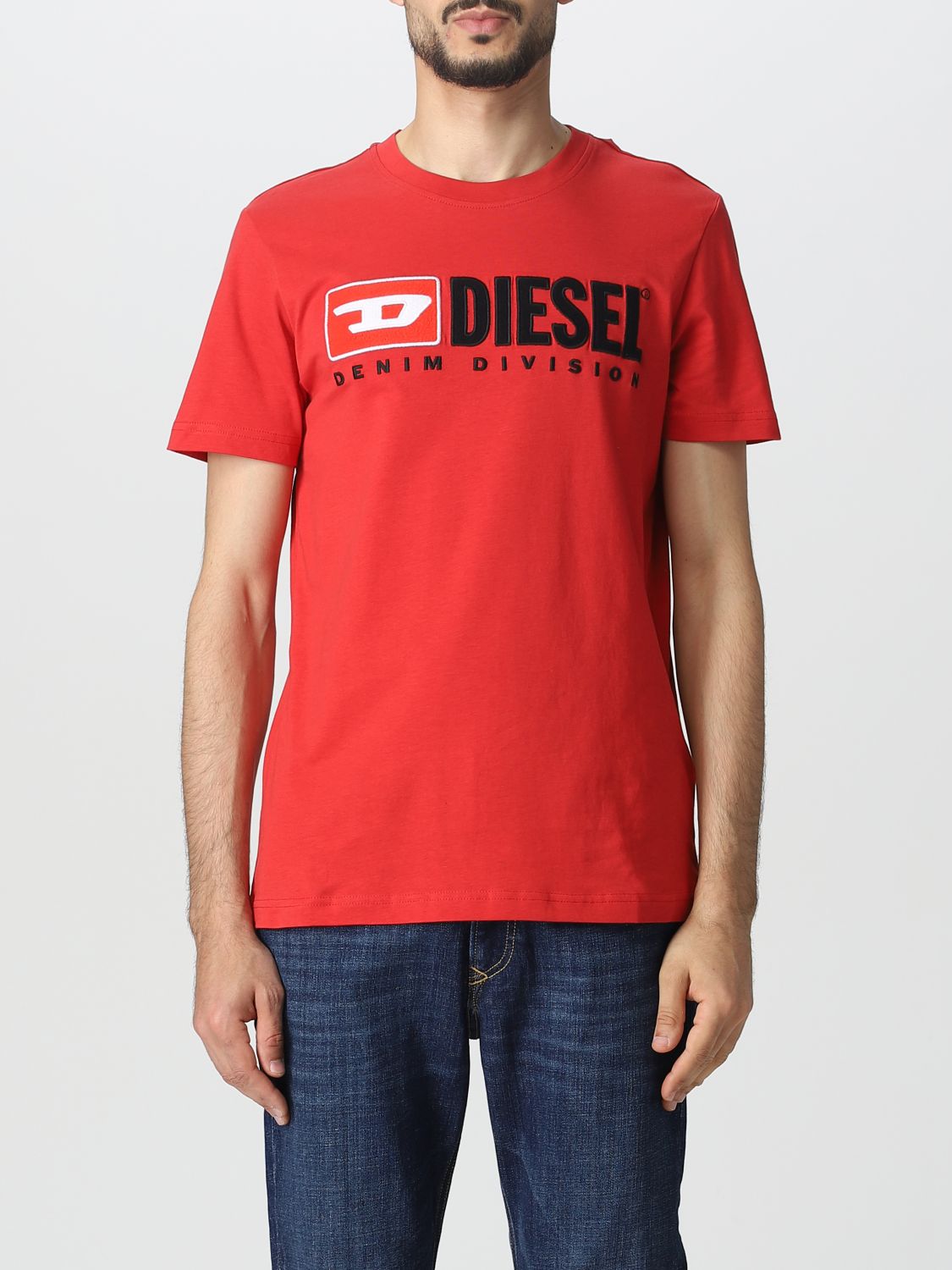 Diesel T-shirt  Men Color Red