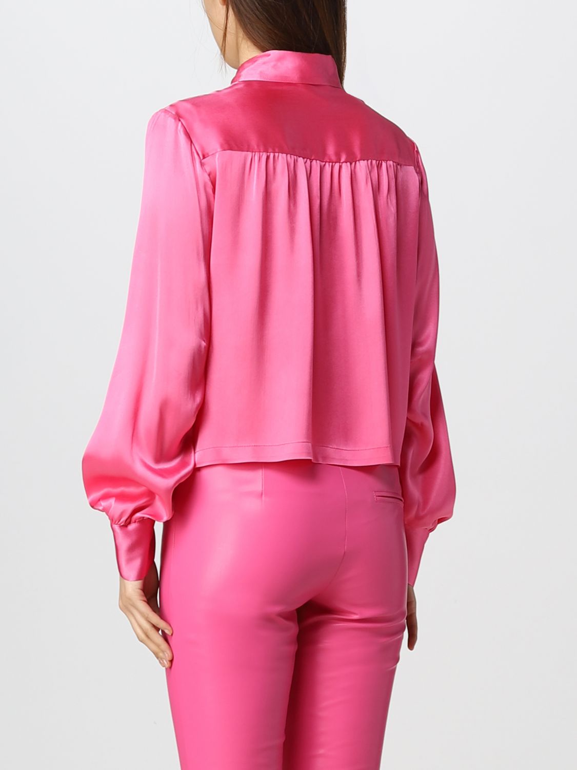 Рубашка Semicouture: Рубашка Semicouture для нее розовый 2