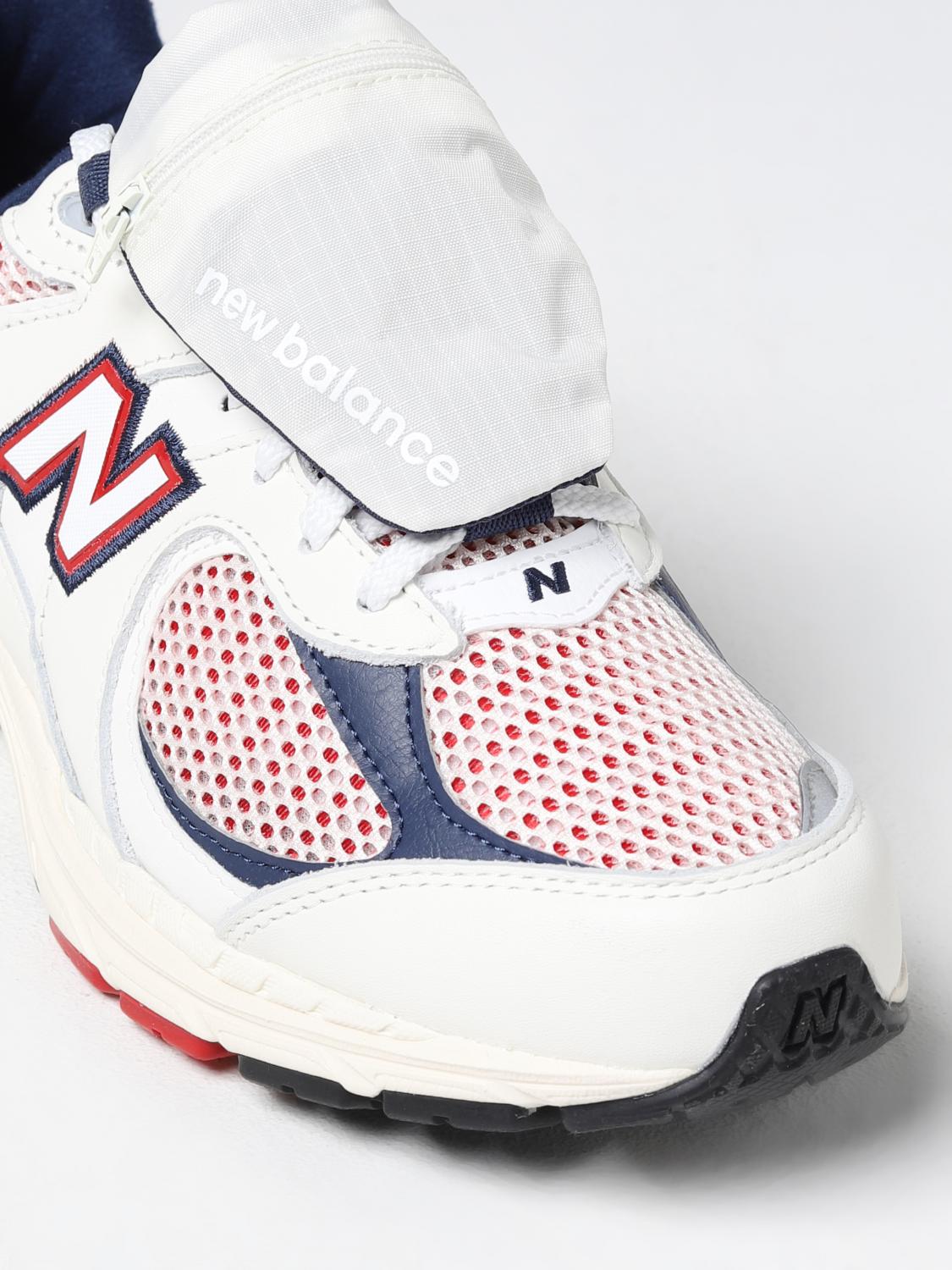 Sneakers New Balance: Sneakers 2002R New Balance in mesh e pelle bianco 4