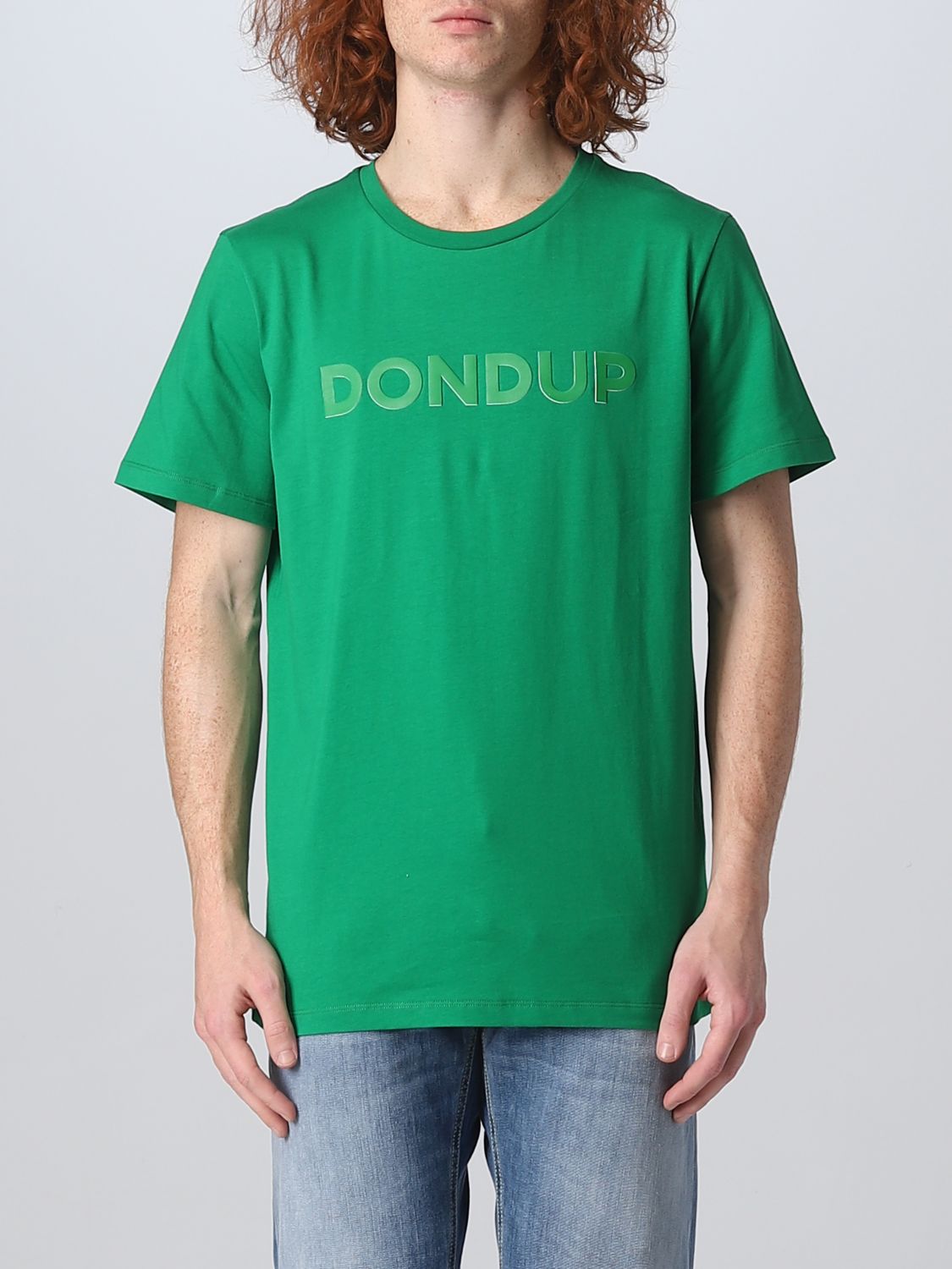 Een hekel hebben aan actie kom DONDUP: t-shirt for man - Green | Dondup t-shirt US198JF0309UFS5 online on  GIGLIO.COM