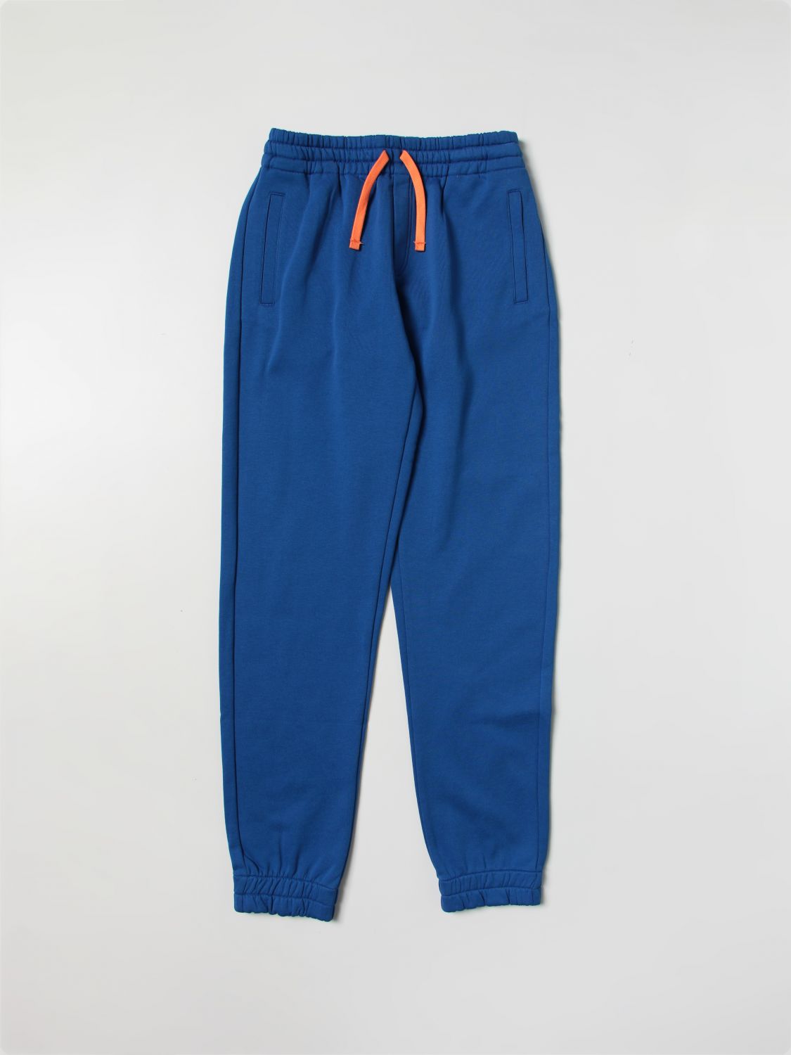 Dolce & Gabbana Kids' Cotton Pants In Blue