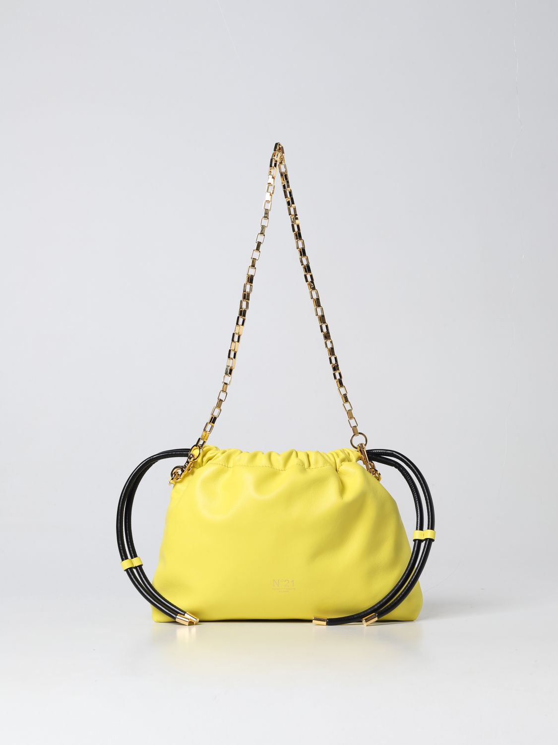 N°21 Handbag N° 21 Woman Color Yellow