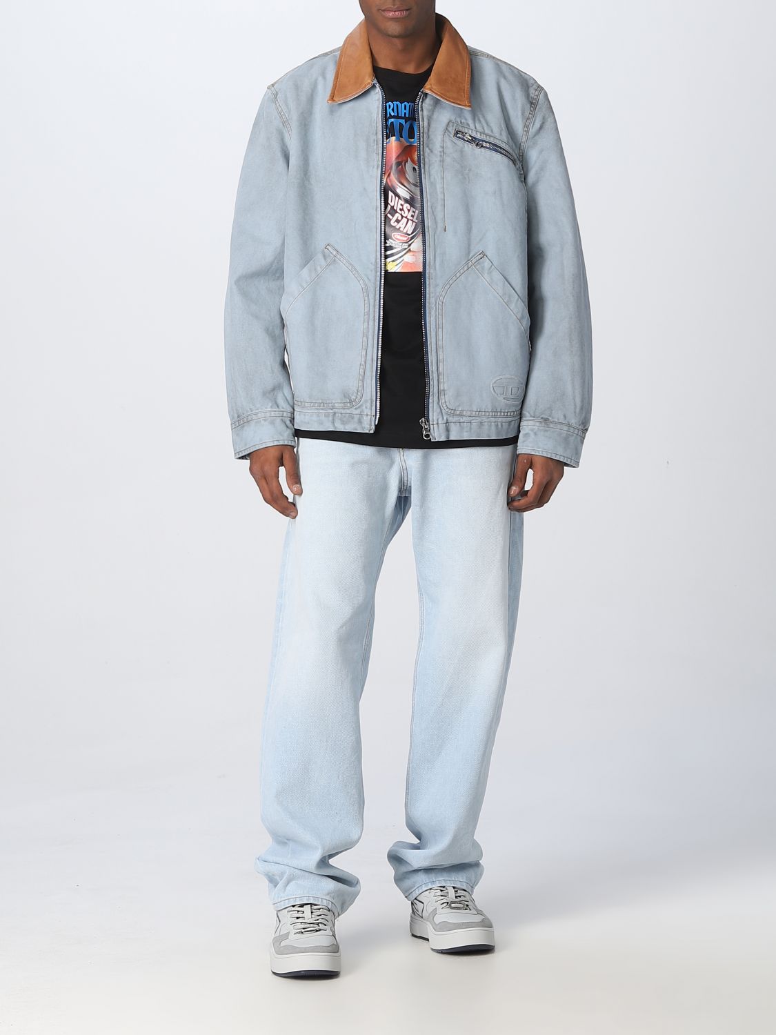 DIESEL: jacket for man - Blue | Diesel jacket A085020DMAX online on ...