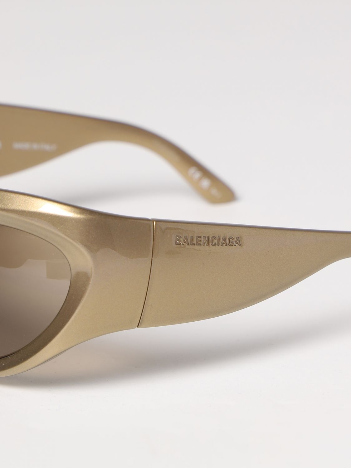 Occhiali da sole Balenciaga: Occhiali da sole Balenciaga in acetato oro 4