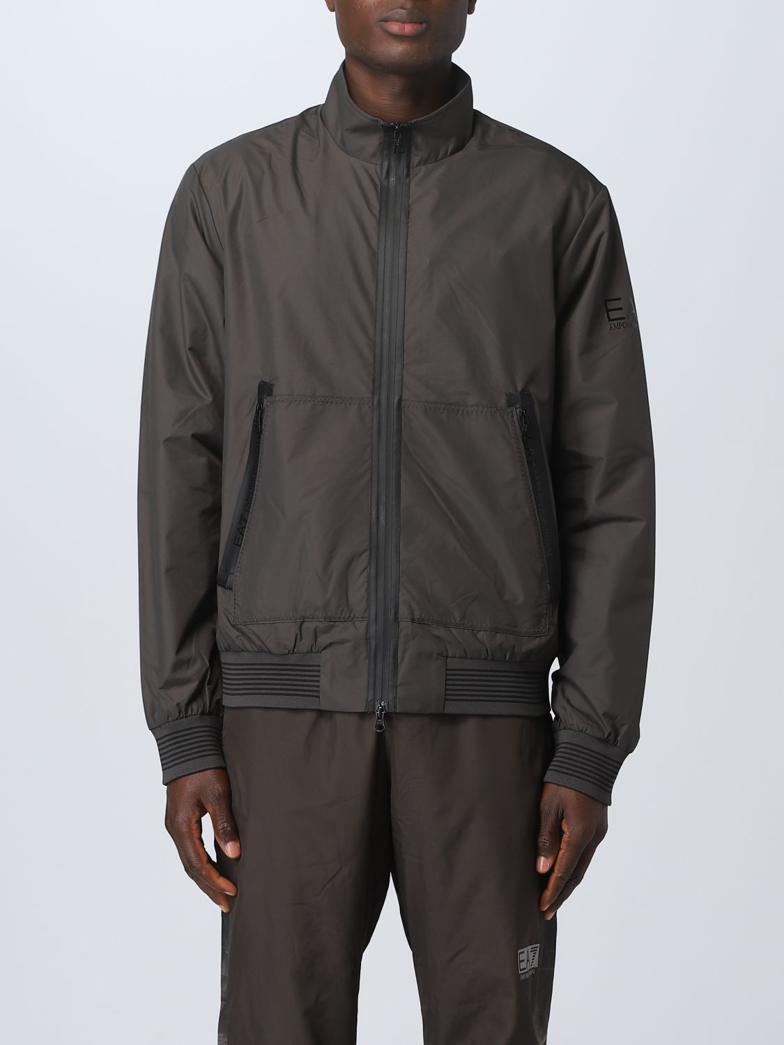EA7: jacket for man - Grey | Ea7 jacket 3RPB11PN27Z online on GIGLIO.COM