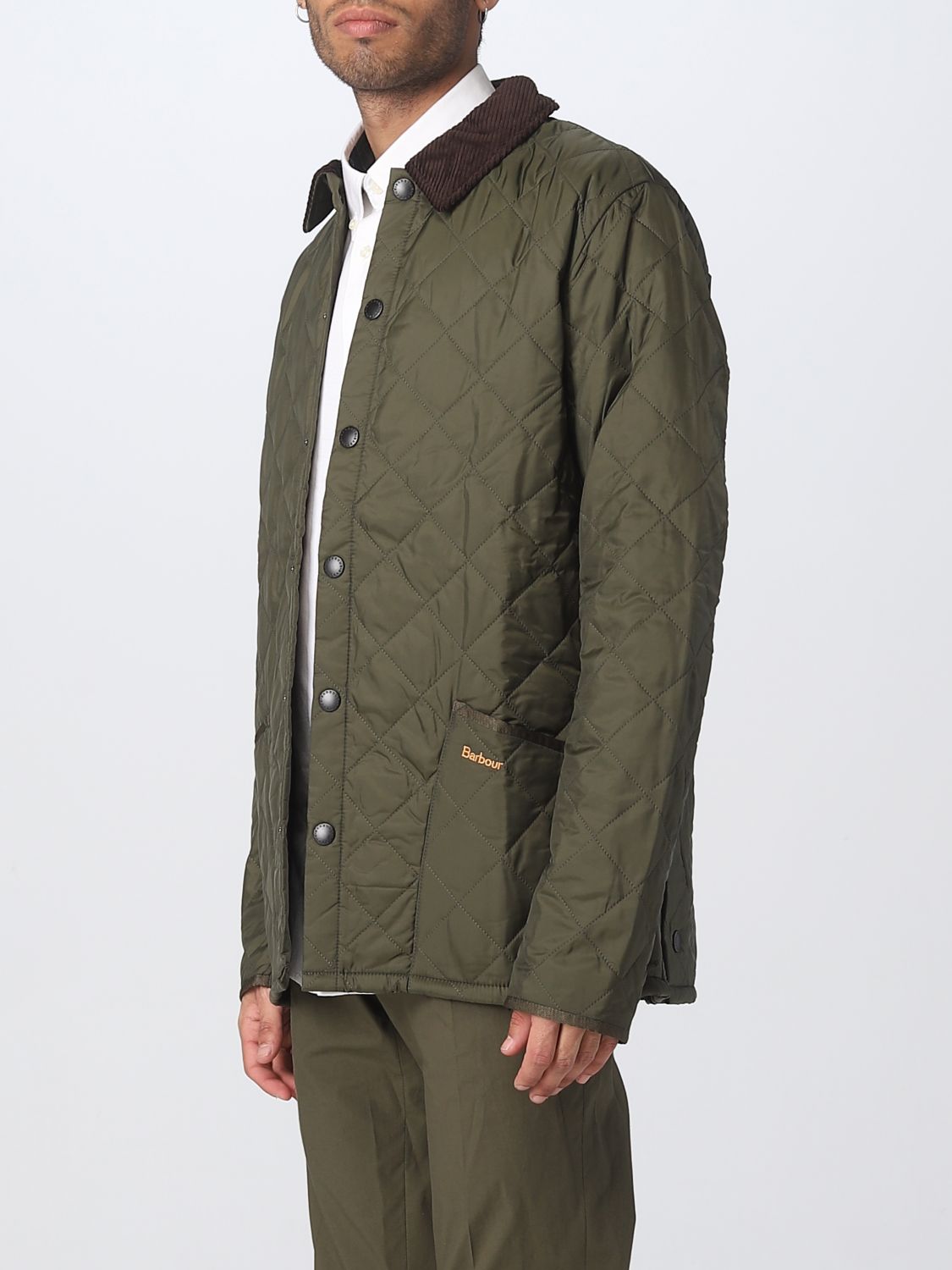 markeerstift probleem Logisch BARBOUR: jacket for man - Green | Barbour jacket MQU0240 online on  GIGLIO.COM