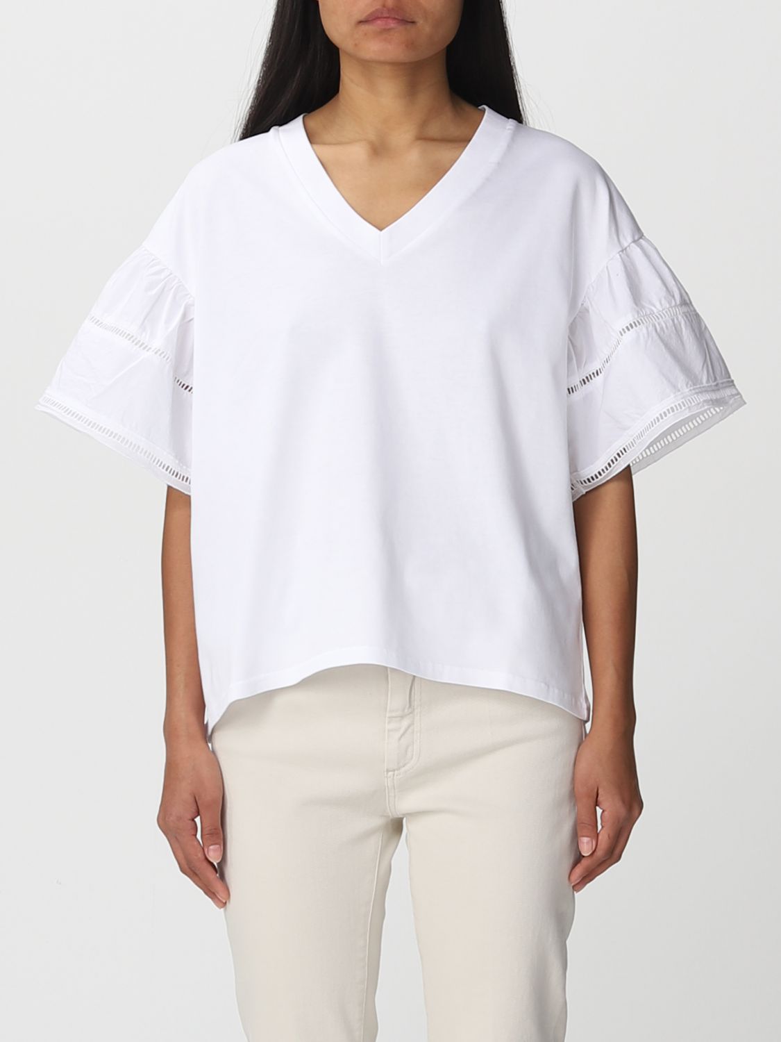 Woolrich T-shirt  Woman Color White