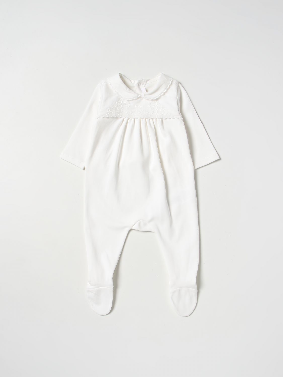 CHLOÉ: tracksuits for baby - White | Chloé tracksuits C97300 online on ...