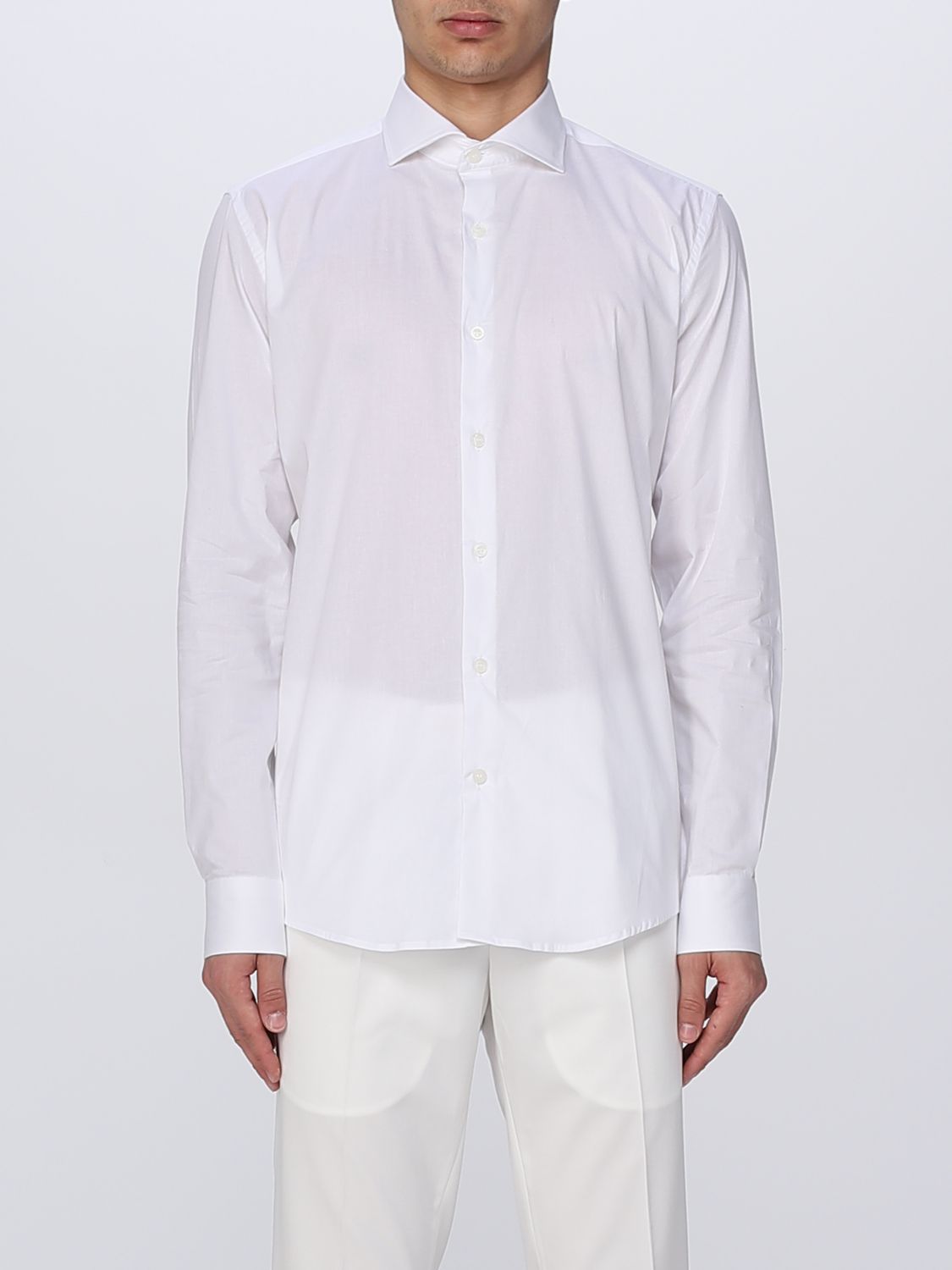 Shirt Daniele Alessandrini: Daniele Alessandrini shirt for men white 1
