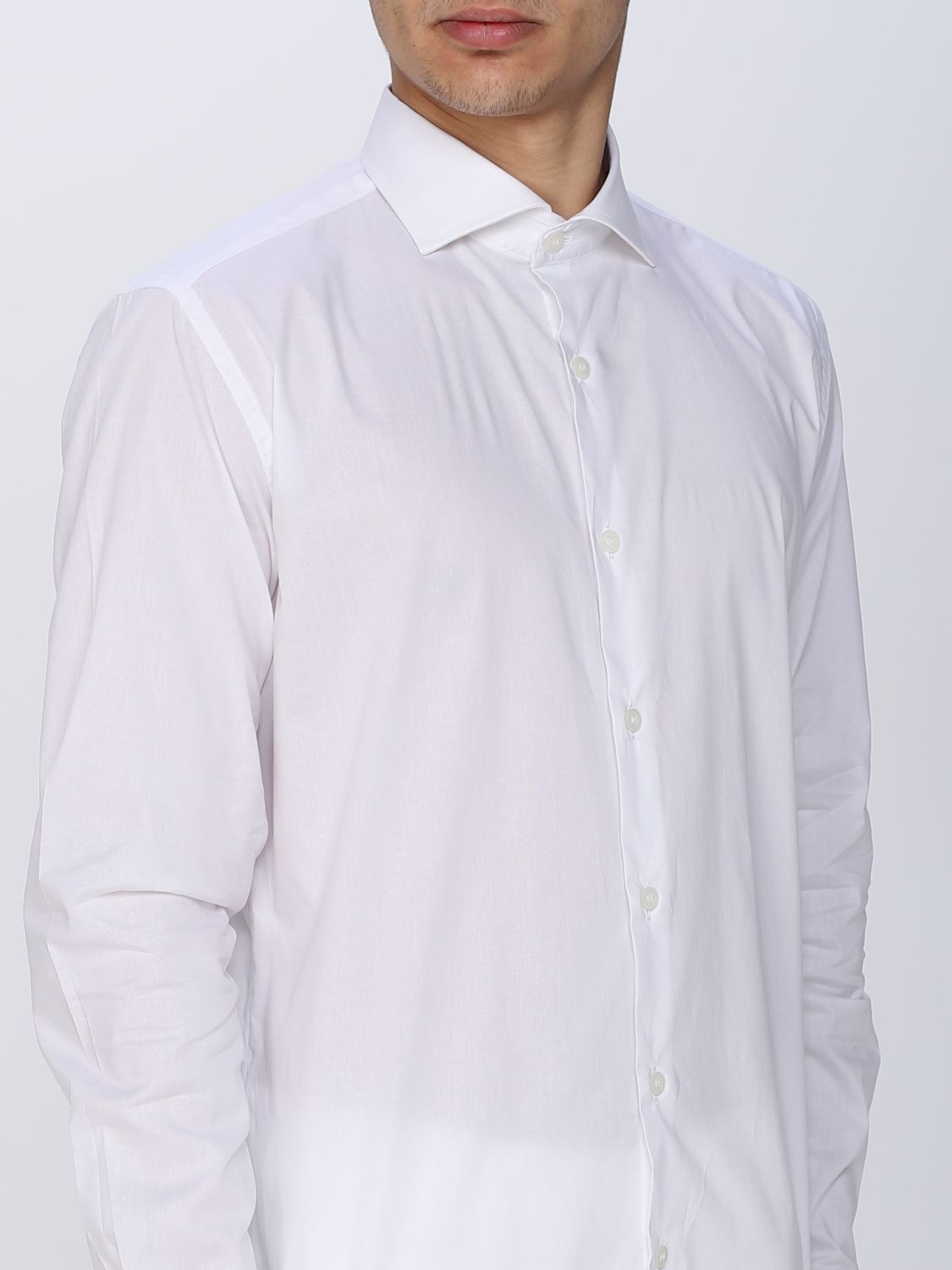 Shirt Daniele Alessandrini: Daniele Alessandrini shirt for men white 3