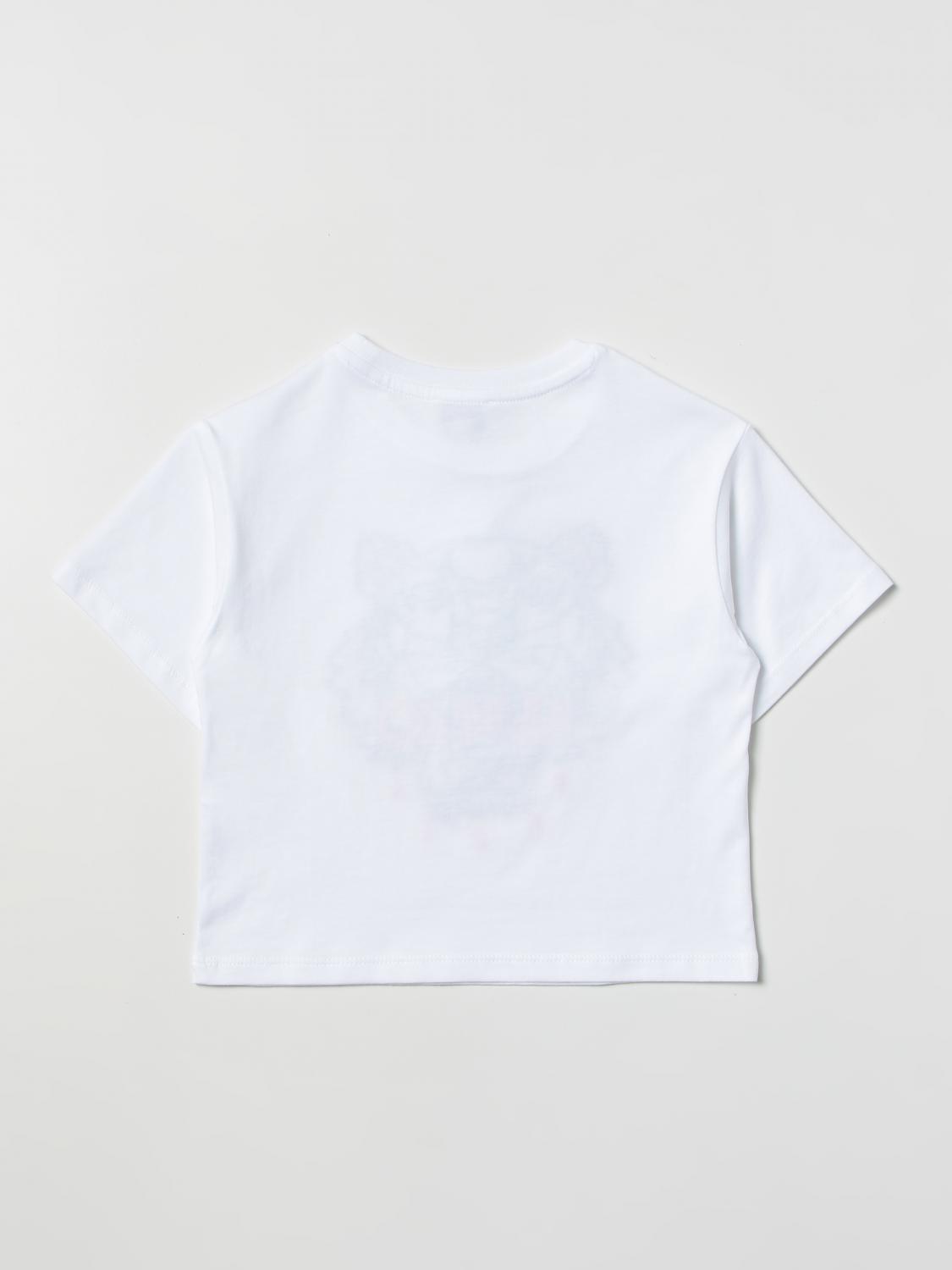 T-shirt Kenzo Junior: T-shirt Tiger Kenzo in cotone bianco 2