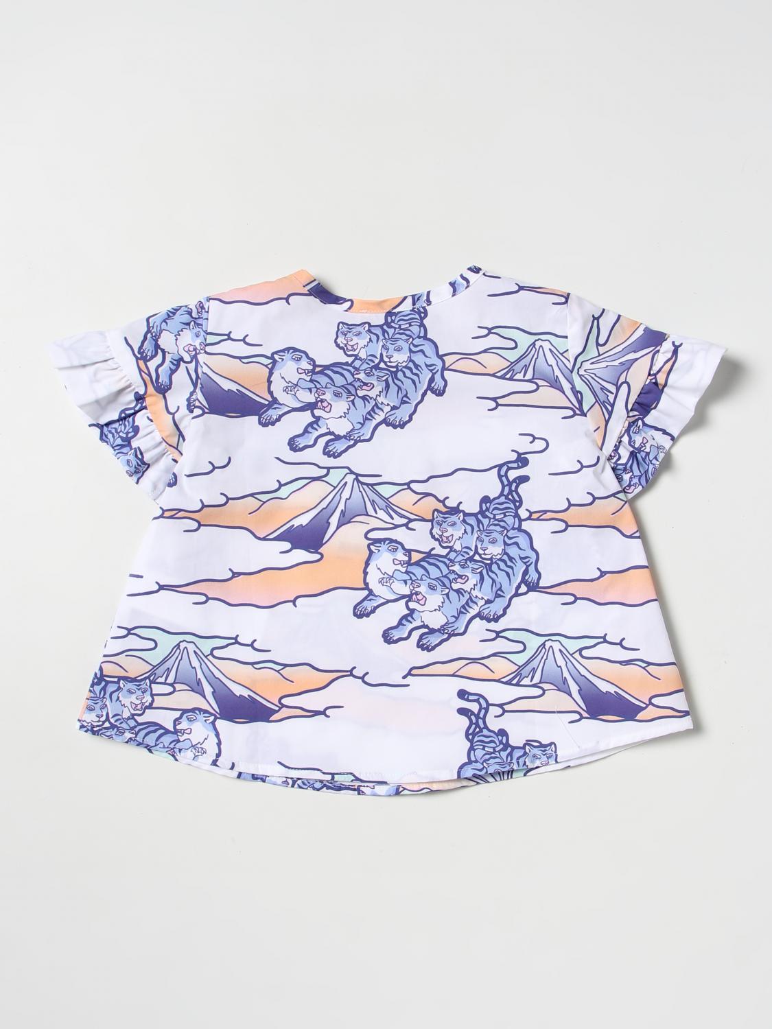 KENZO JUNIOR shirt for baby White Kenzo Junior shirt K05478 online