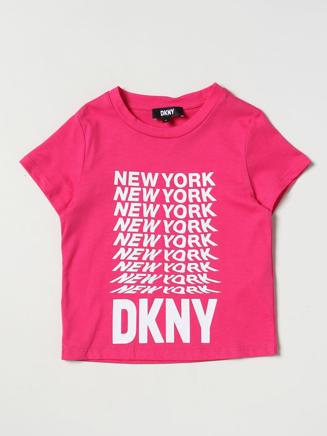 Dkny T-shirt  Kids Color Fuchsia
