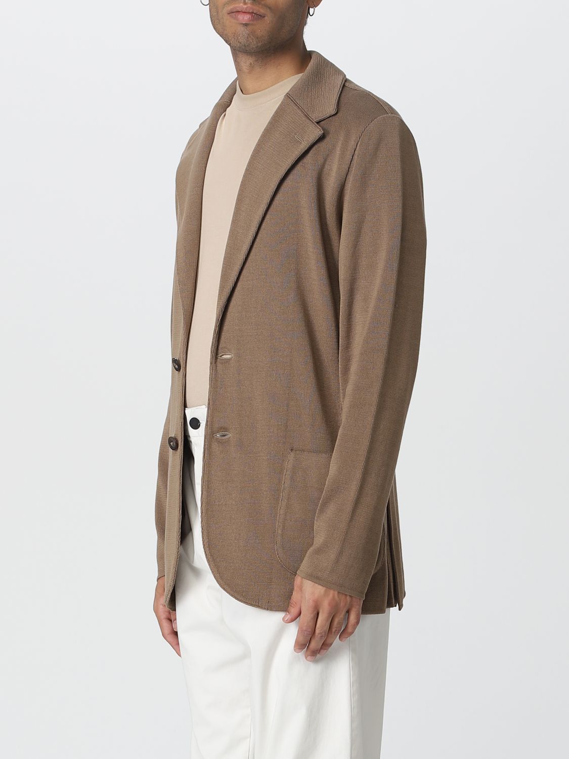 LARDINI: jacket for man - Camel | Lardini jacket EPLJM56EP60009 online ...