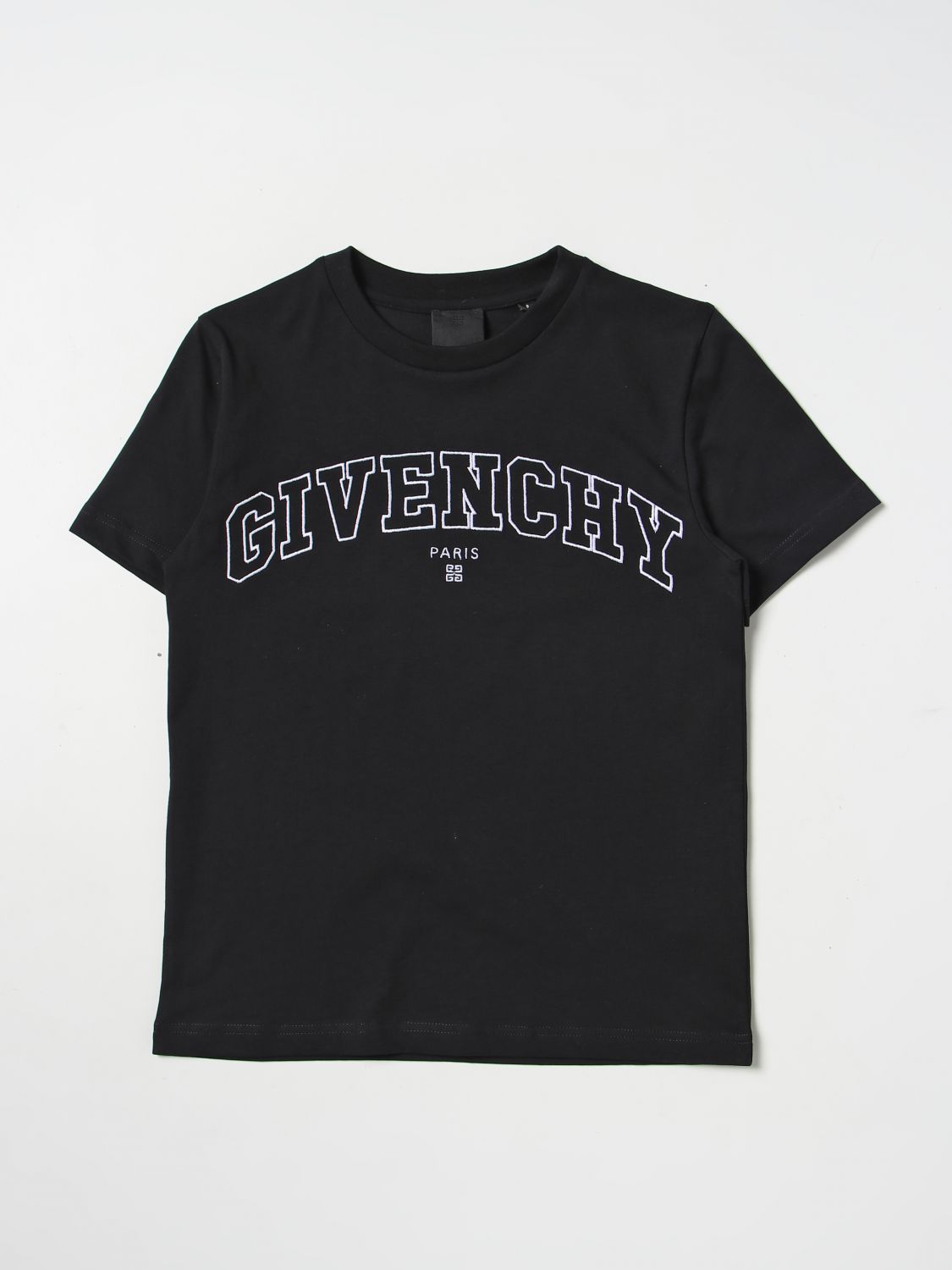 Givenchy Kids'  Boys Black Cotton T-shirt