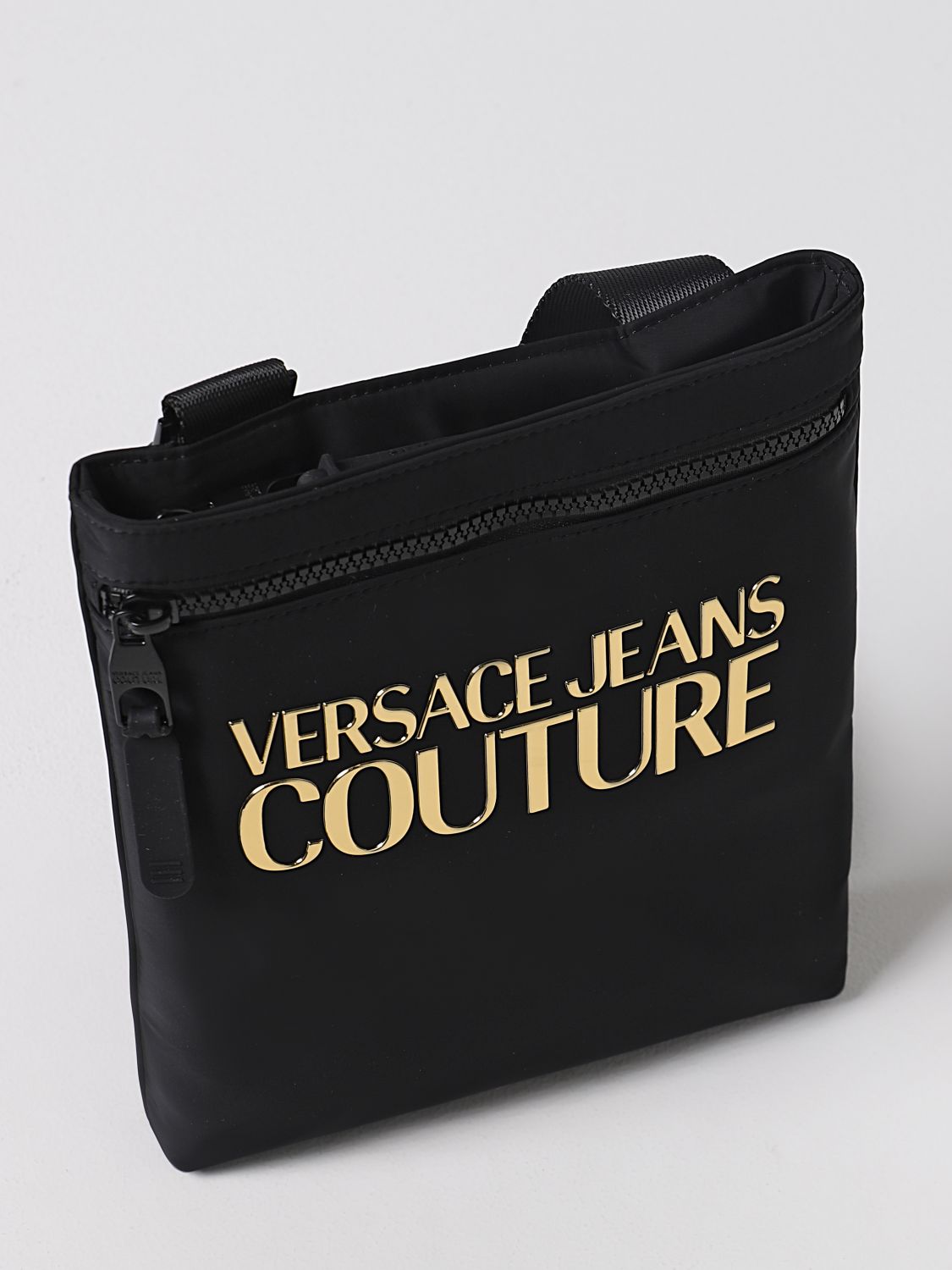 Borsa a tracolla Versace Jeans Couture: Borsa Versace Jeans Couture in nylon nero 1 3