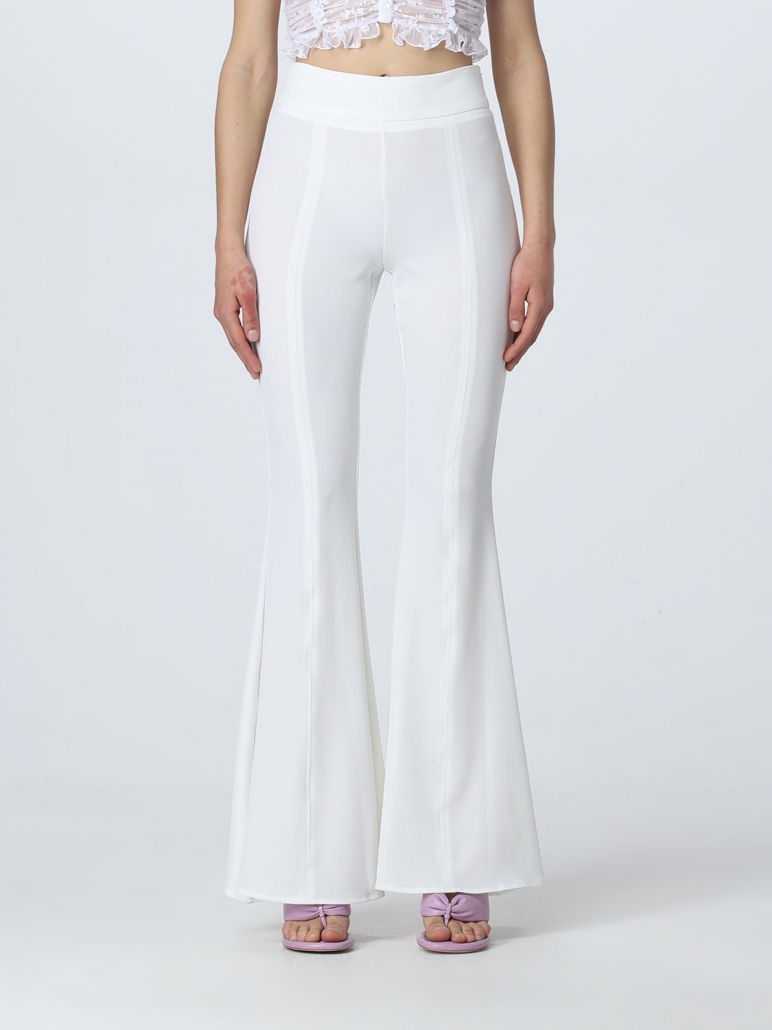 Aniye By Trousers  Woman Colour White