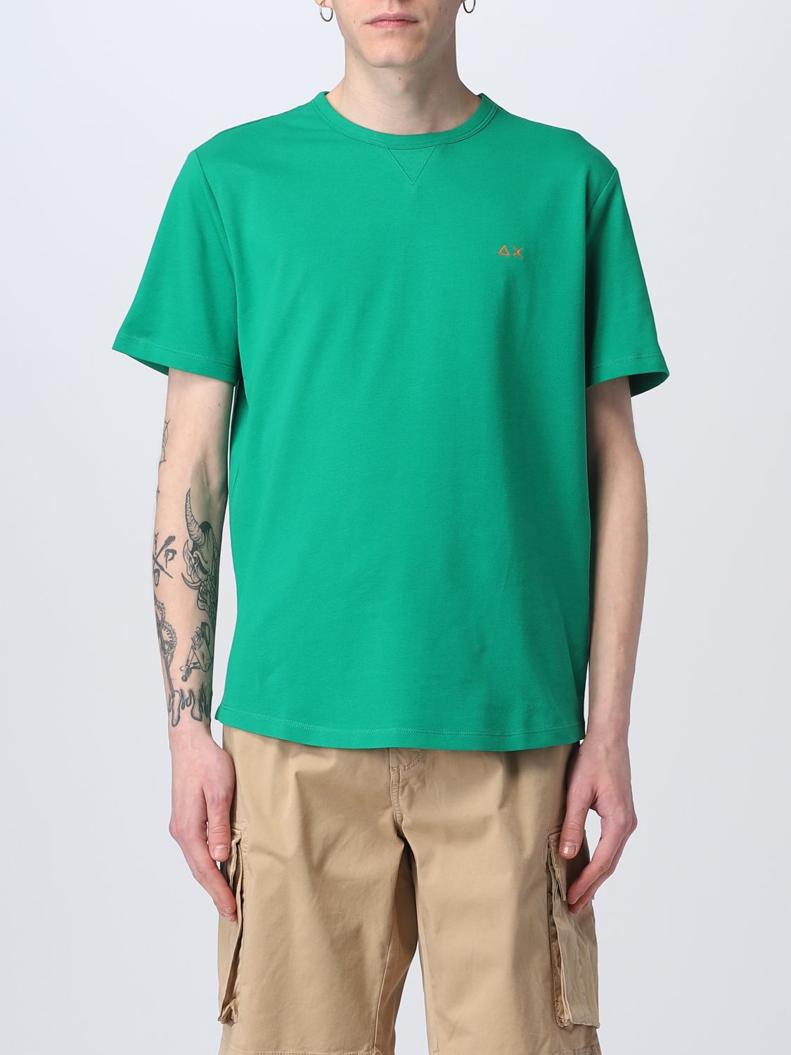 Polo Shirt SUN 68 Men color Green