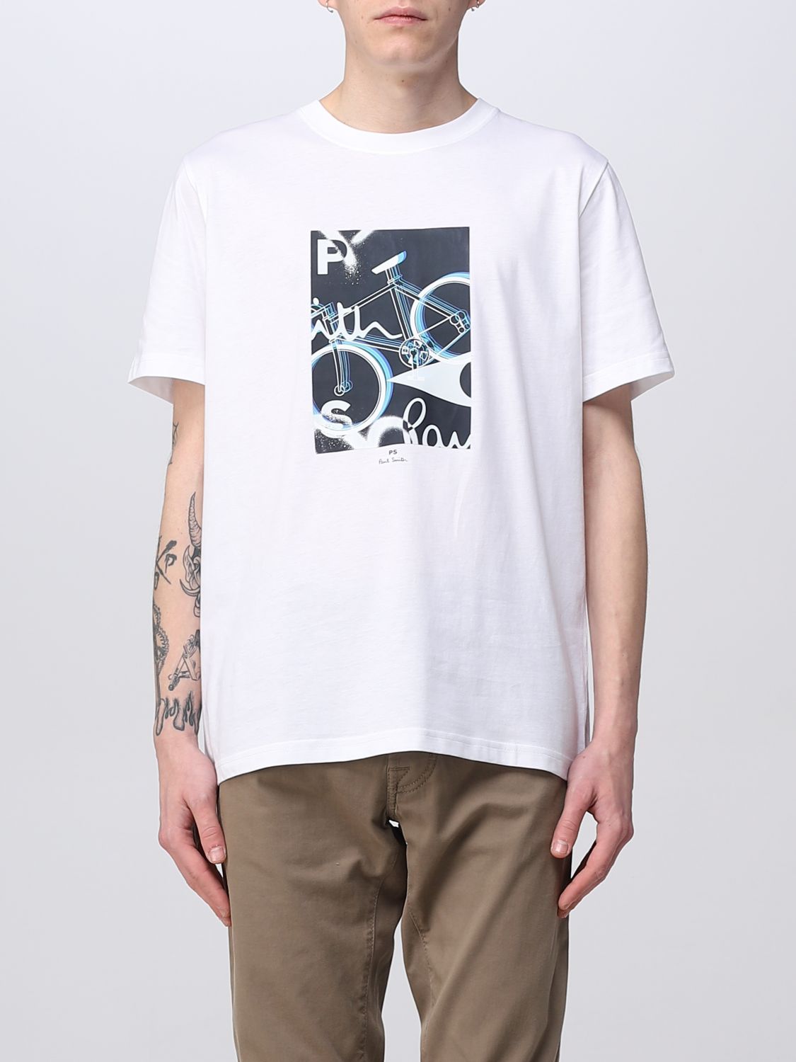 PS PAUL SMITH: t-shirt for man - White | Ps Paul Smith t-shirt ...