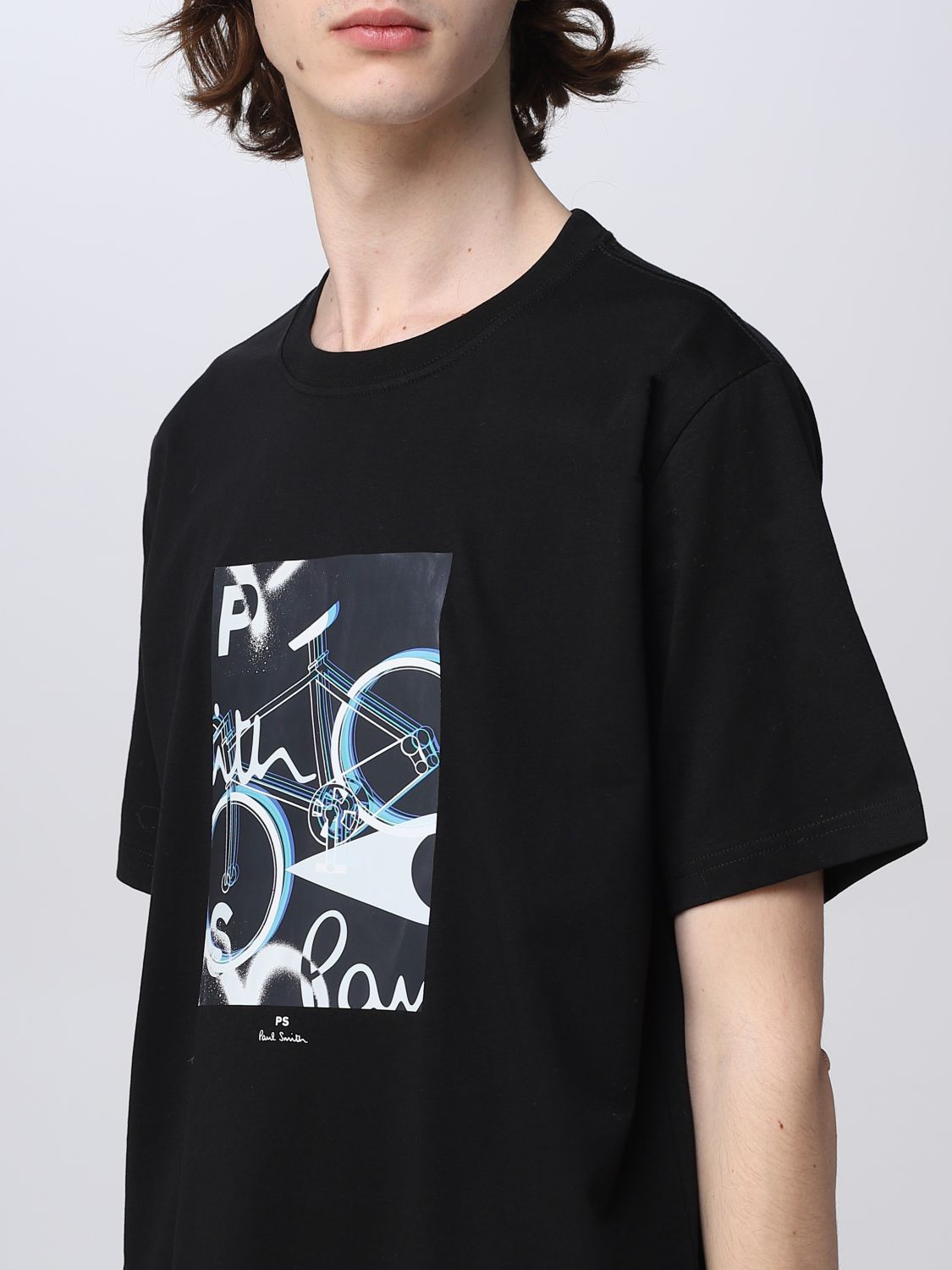 PS PAUL SMITH: t-shirt for man - Black | Ps Paul Smith t-shirt ...