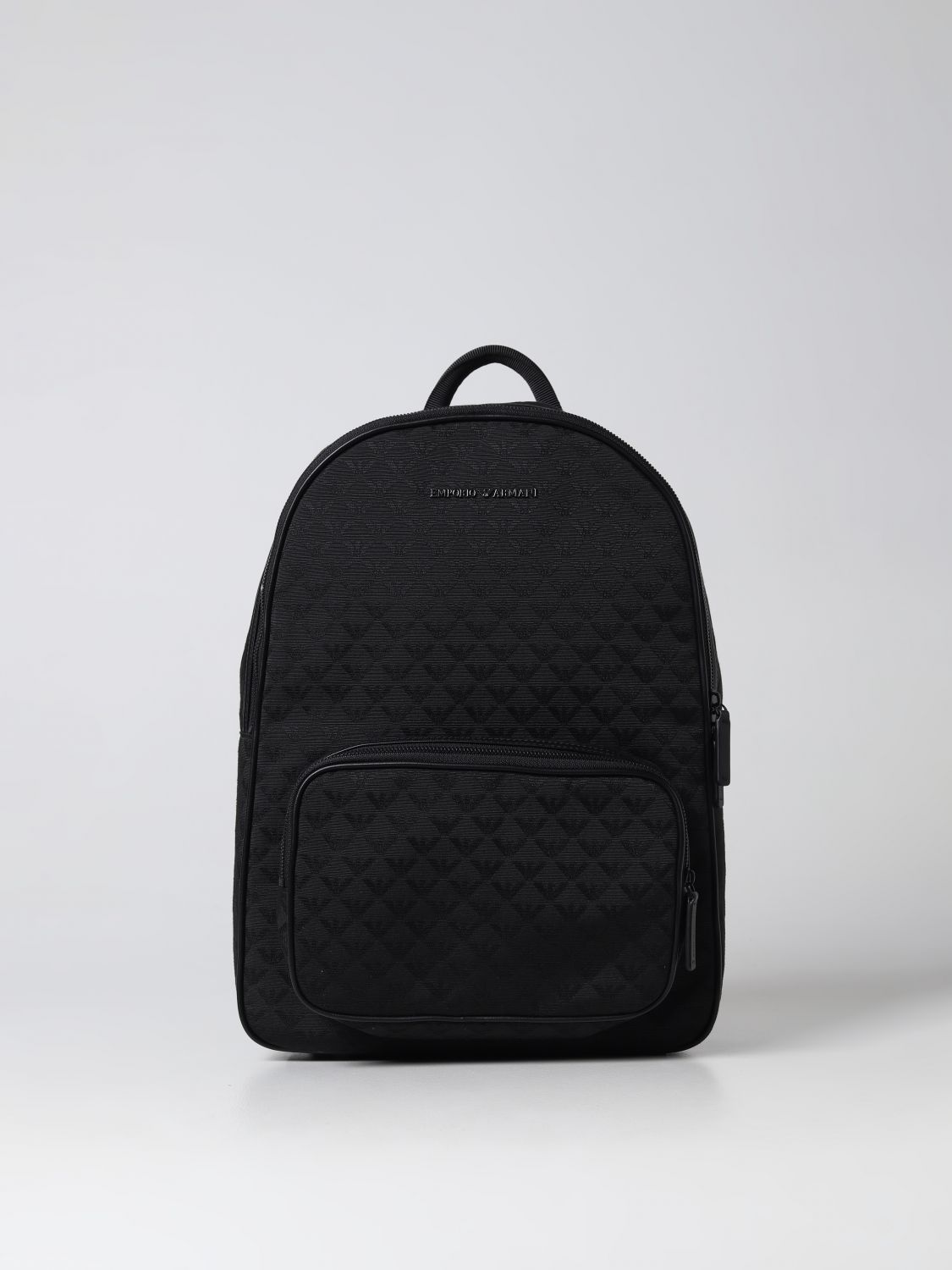 EMPORIO ARMANI: backpack for man - Black | Emporio Armani backpack  Y4O315Y022V online on 
