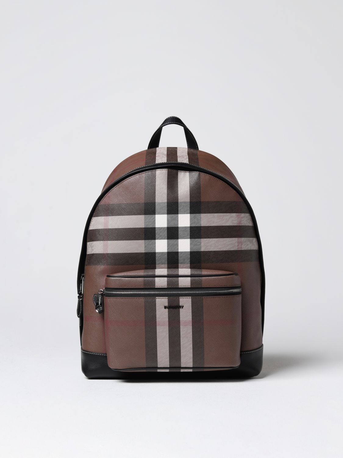 BURBERRY: backpack for man - Brown | Burberry backpack 8051414 online ...
