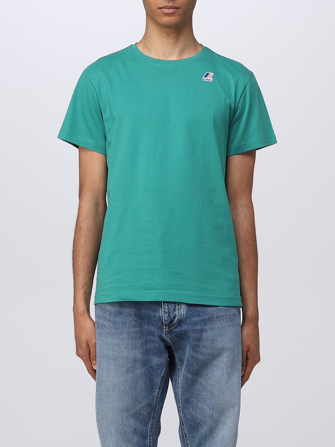K-way Pants  Men Color Turquoise