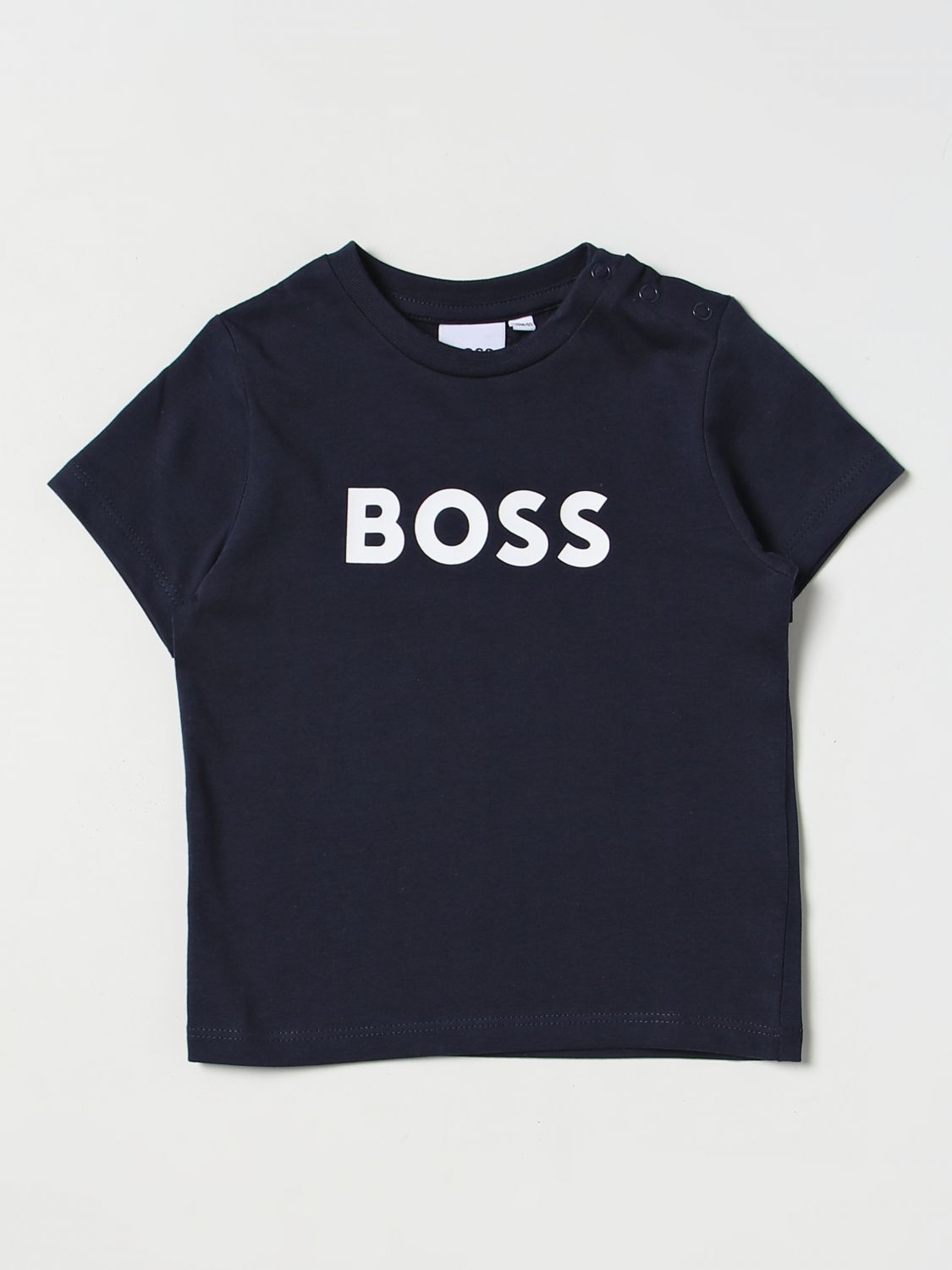 BOSS KIDSWEAR: t-shirt for baby - Blue | Boss Kidswear t-shirt J05P12 ...