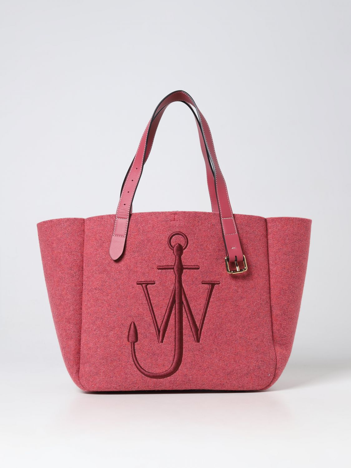 Jw Anderson Tote Bags  Woman Color Raspberry