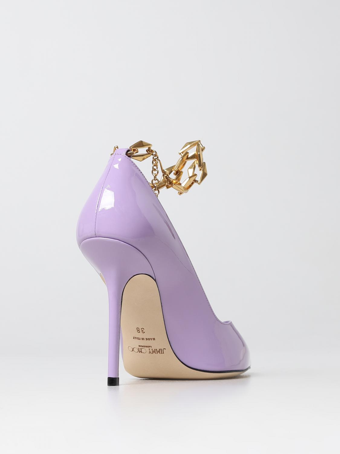 Scarpe con tacco Jimmy Choo: Pump Diamond Talura Jimmy Choo in vernice lilla 3