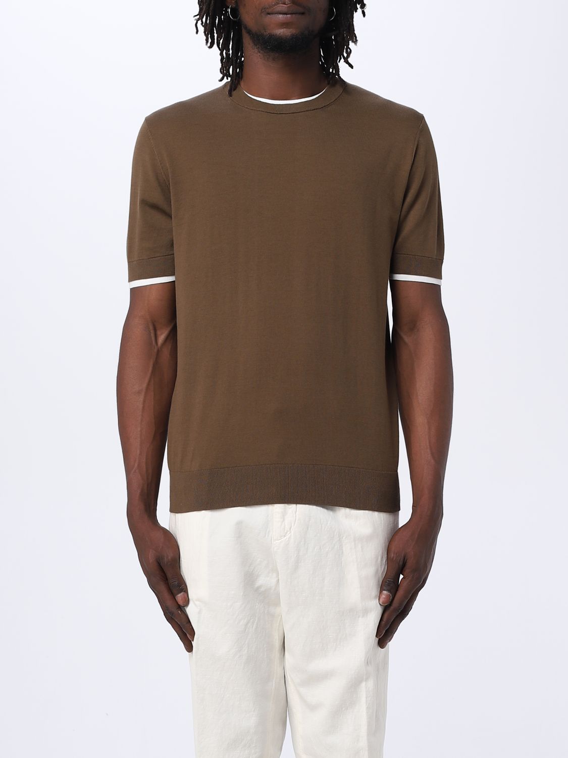 Paolo Pecora T-shirt  Men In Brown