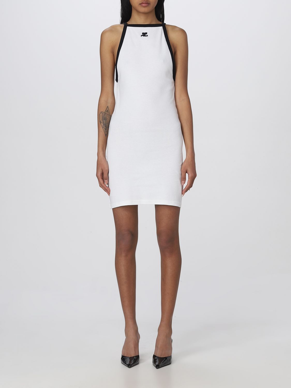 Vestido Courrèges: Vestido Courrèges para mujer blanco 1