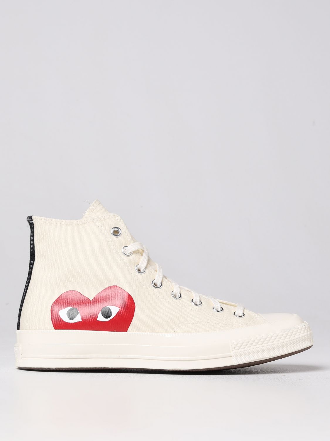 Shop Comme Des Garçons Play X Converse Sneakers  Men Color White