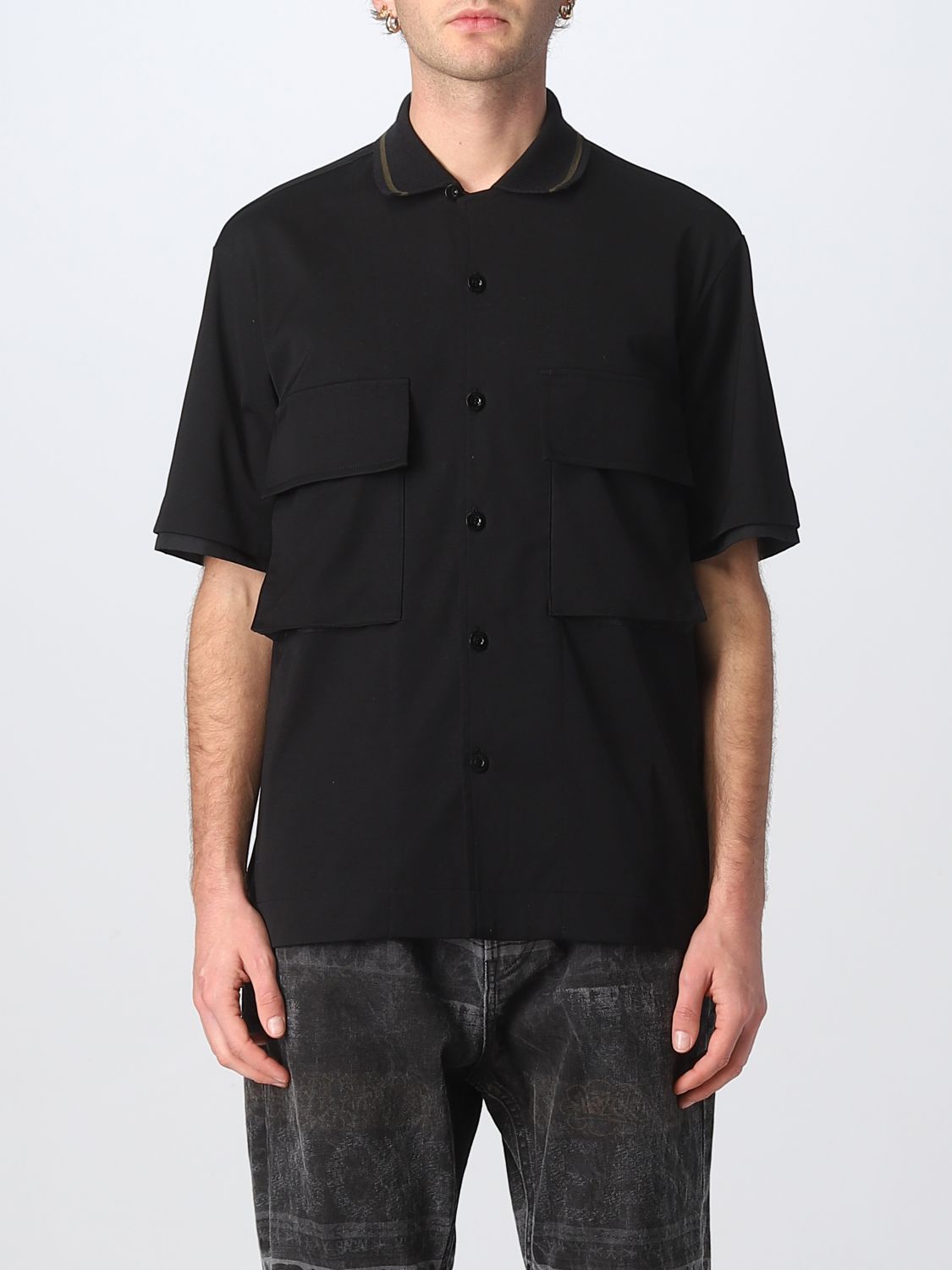 Shirt Sacai: Sacai shirt for man black 1