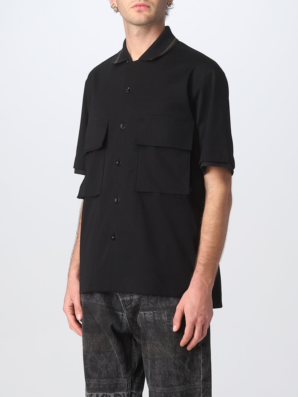 Shirt Sacai: Sacai shirt for man black 3