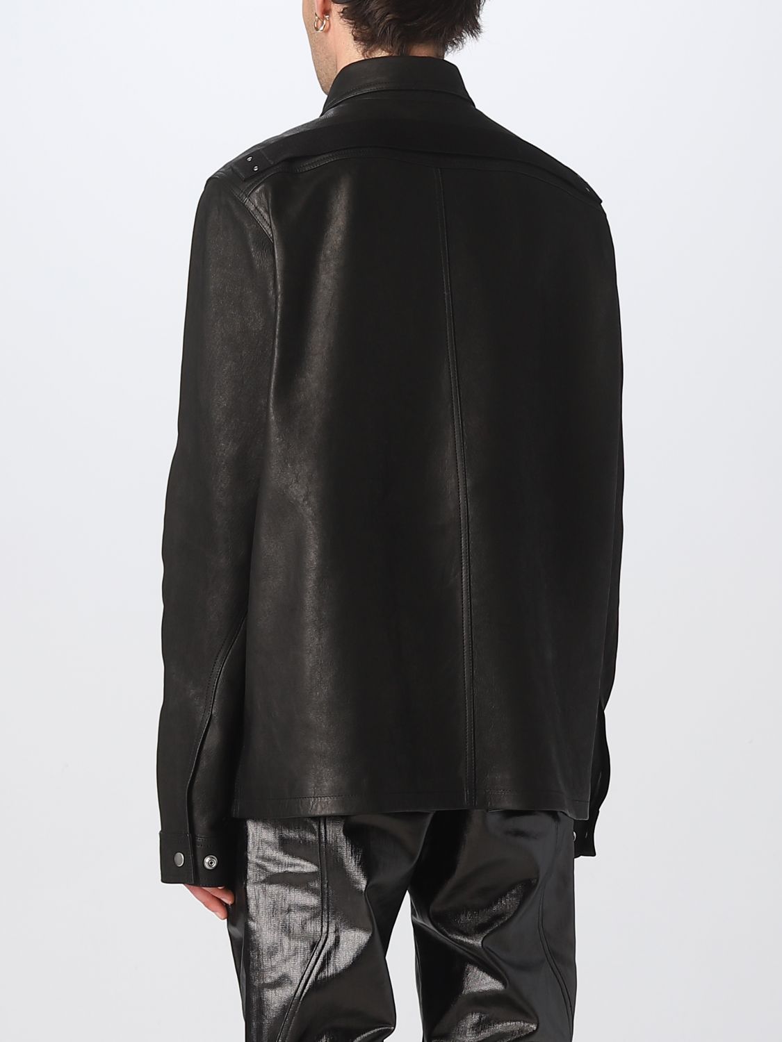 RICK OWENS: jacket for man - Black | Rick Owens jacket RU01C4766LNV ...