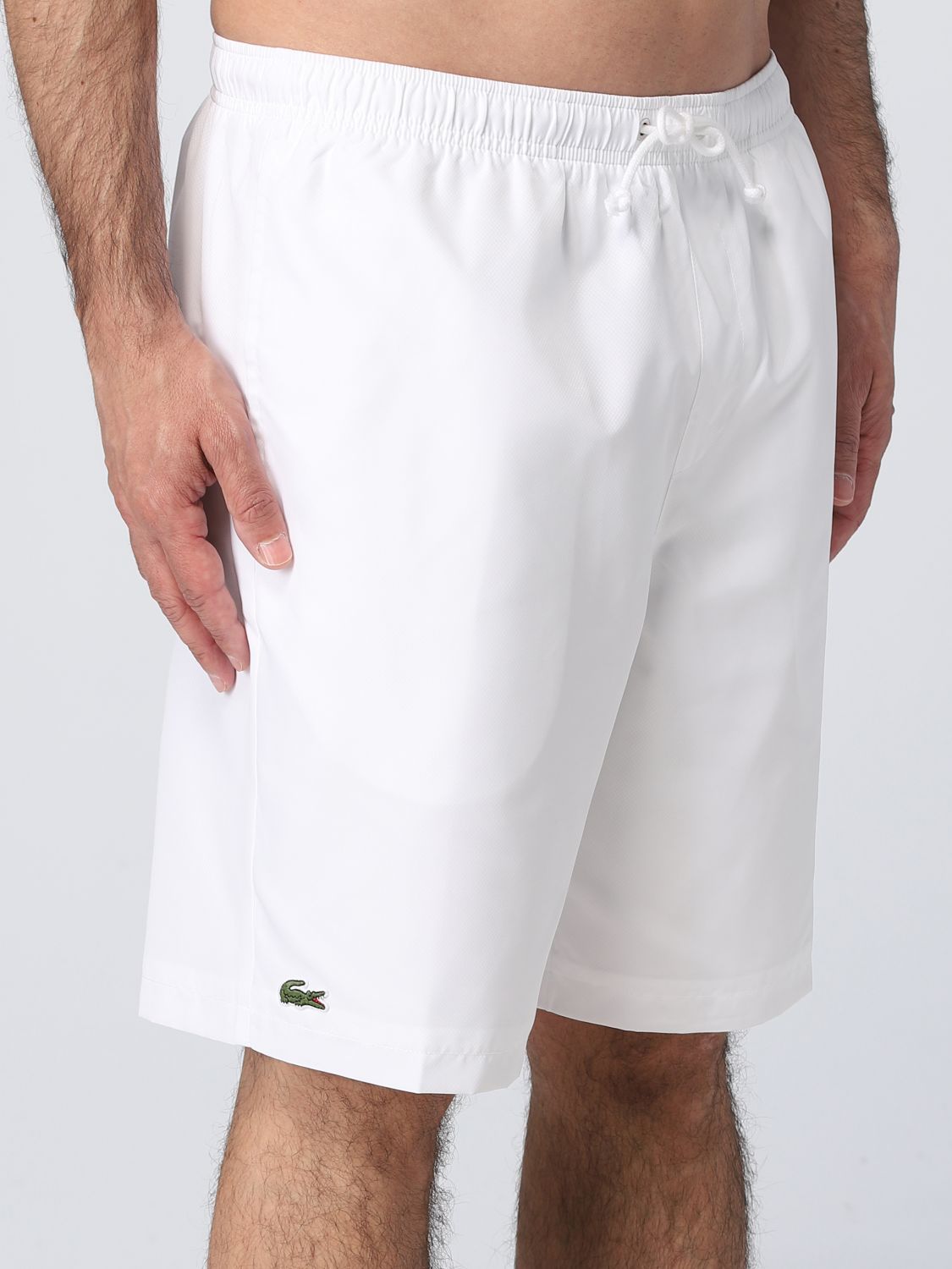 LACOSTE: short for man - White | Lacoste short GH353T online on GIGLIO.COM
