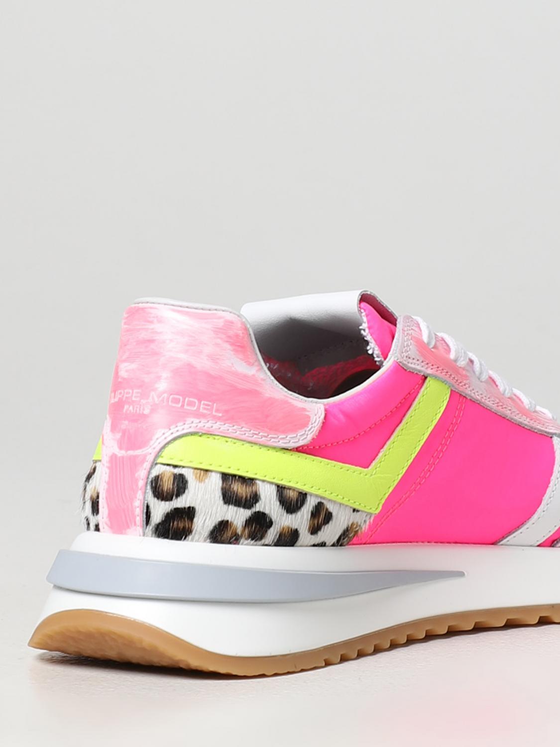 Sneakers Philippe Model: Philippe Model sneakers for woman fuchsia 3