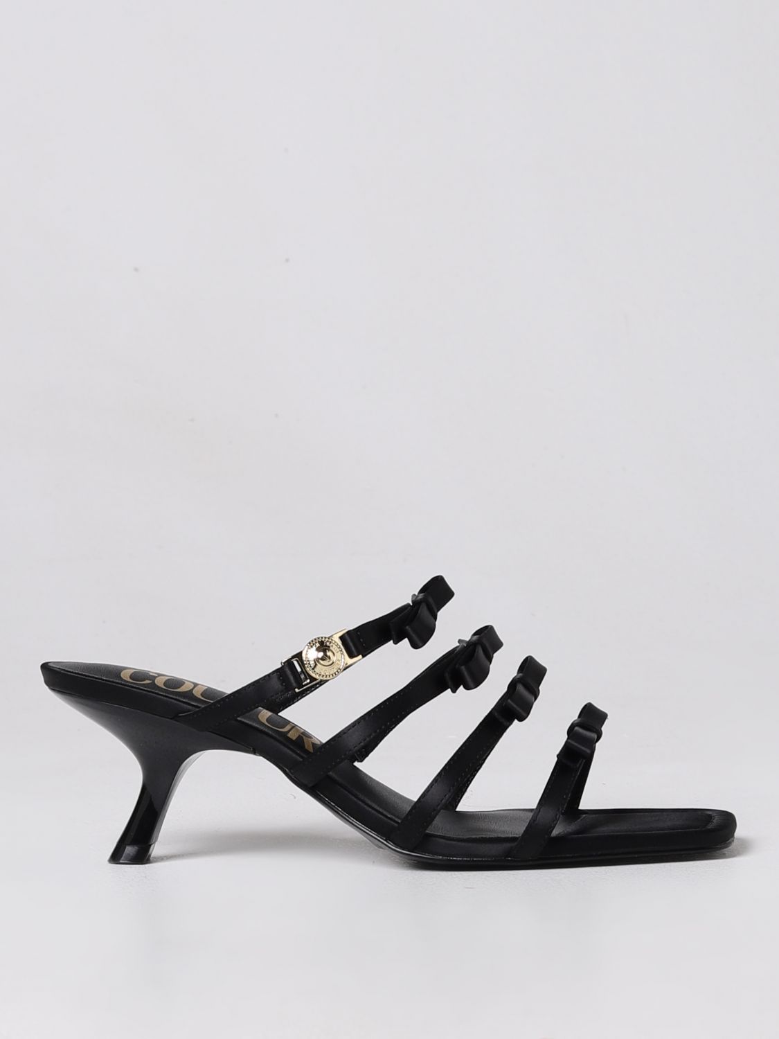 Versace Jeans Couture Heeled Sandals  Woman Color Black