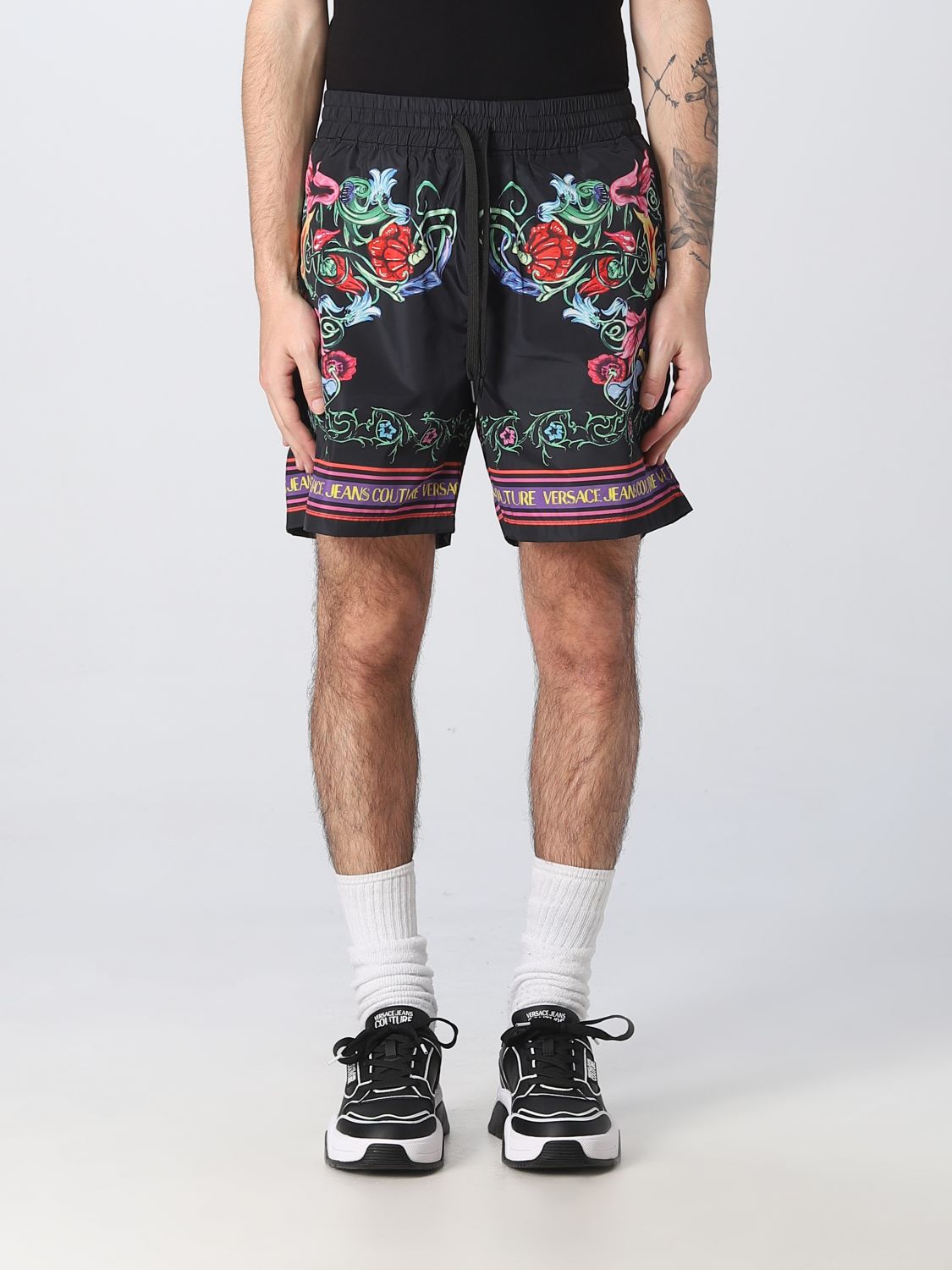 Versace Jeans Couture Shorts In Multicolor
