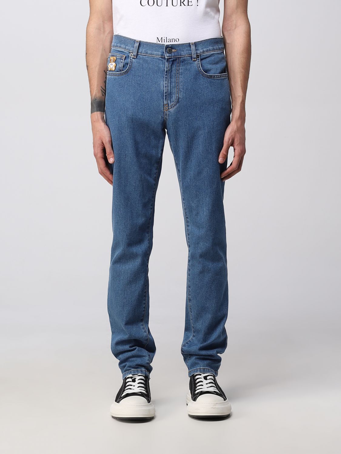 MOSCHINO jeans for man Denim | Moschino jeans online on GIGLIO.COM