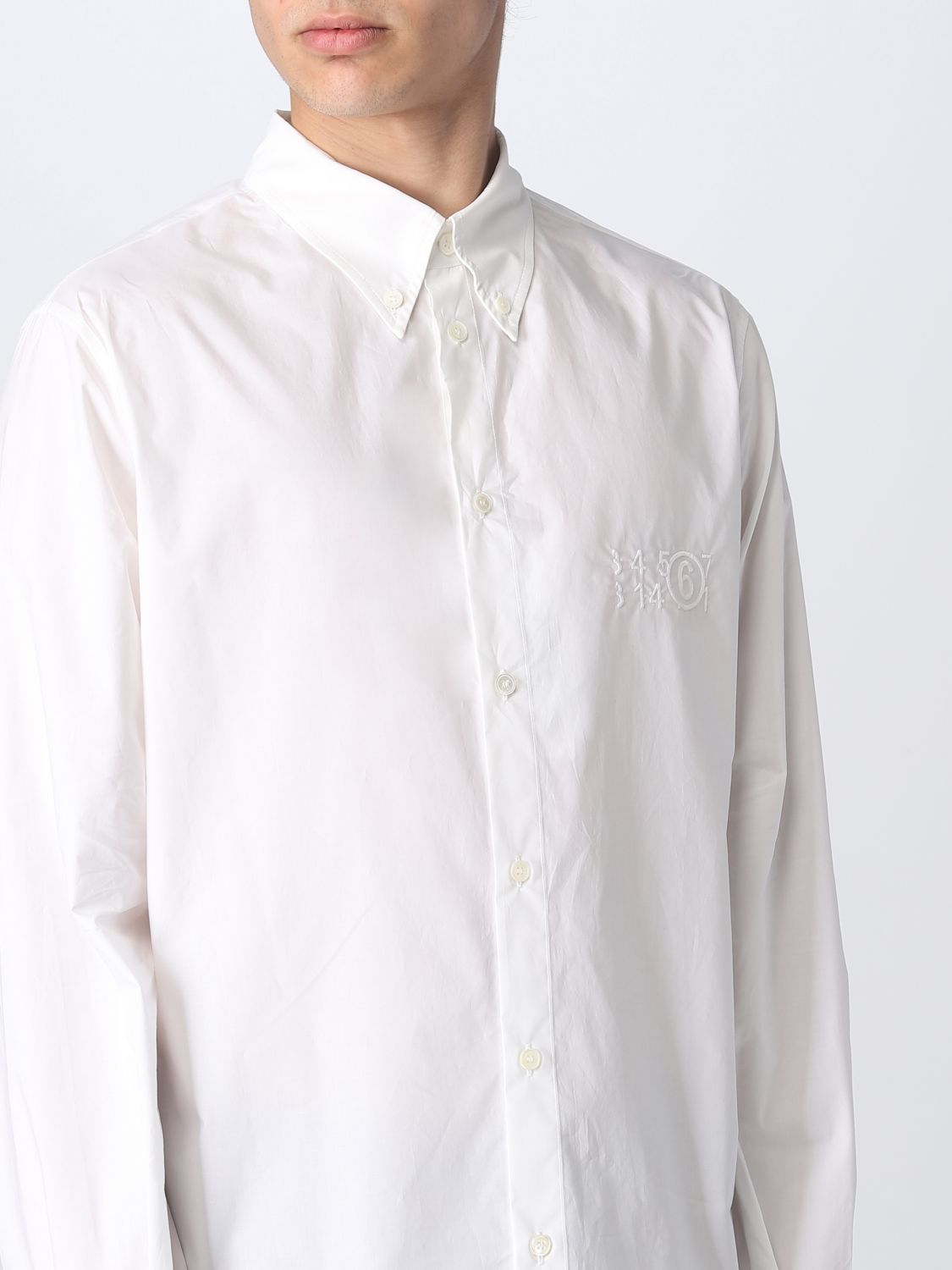 MM6 MAISON MARGIELA: shirt for man - White | Mm6 Maison Margiela shirt ...