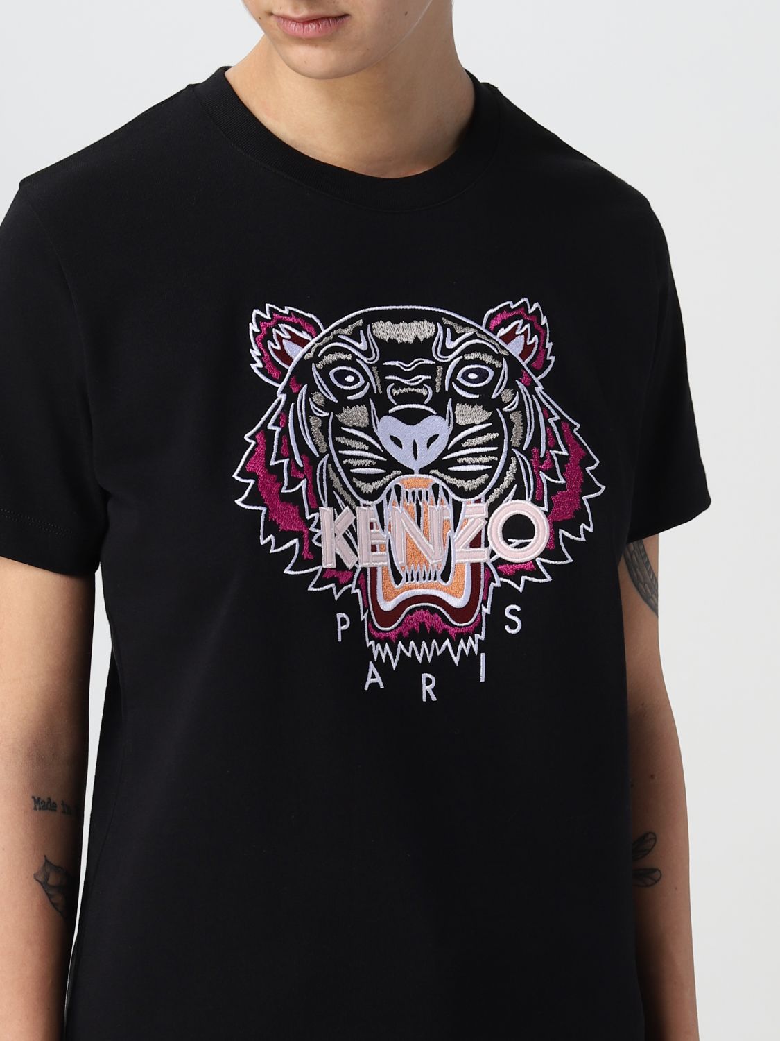 t-shirt for woman - Black | Kenzo t-shirt FC62TS9124YO online on GIGLIO.COM