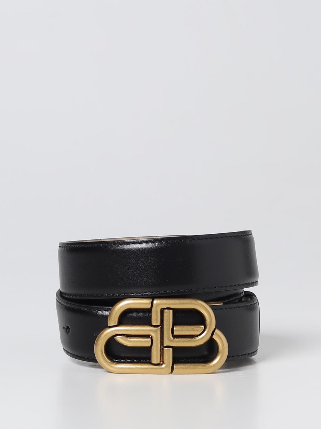 Balenciaga reversible leather belt