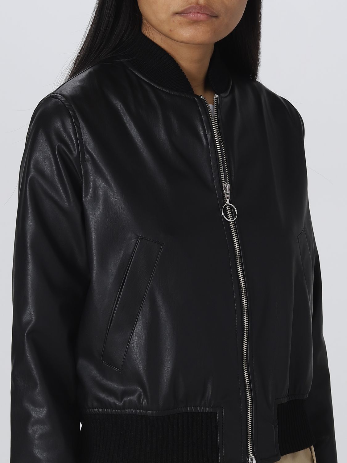 Куртка Semicouture: Куртка Semicouture для нее черный 5