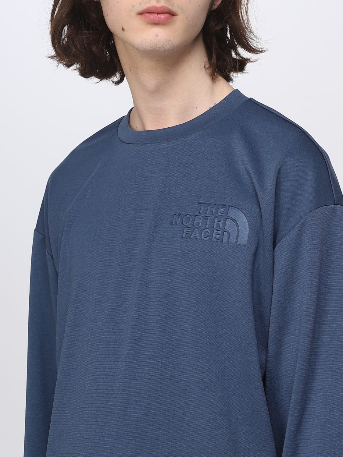 THE NORTH FACE: sweatshirt for man - Blue | The North Face sweatshirt ...
