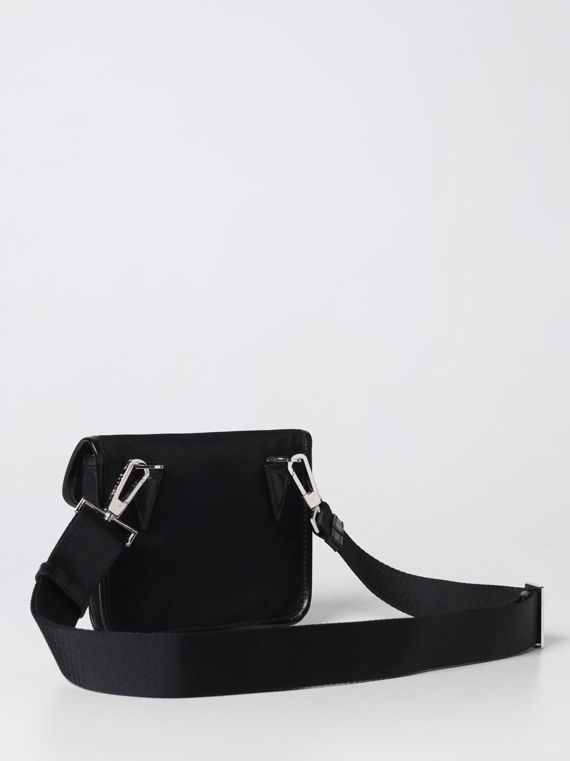 Borsa a tracolla Versace: Borsa Versace in nylon nero 2