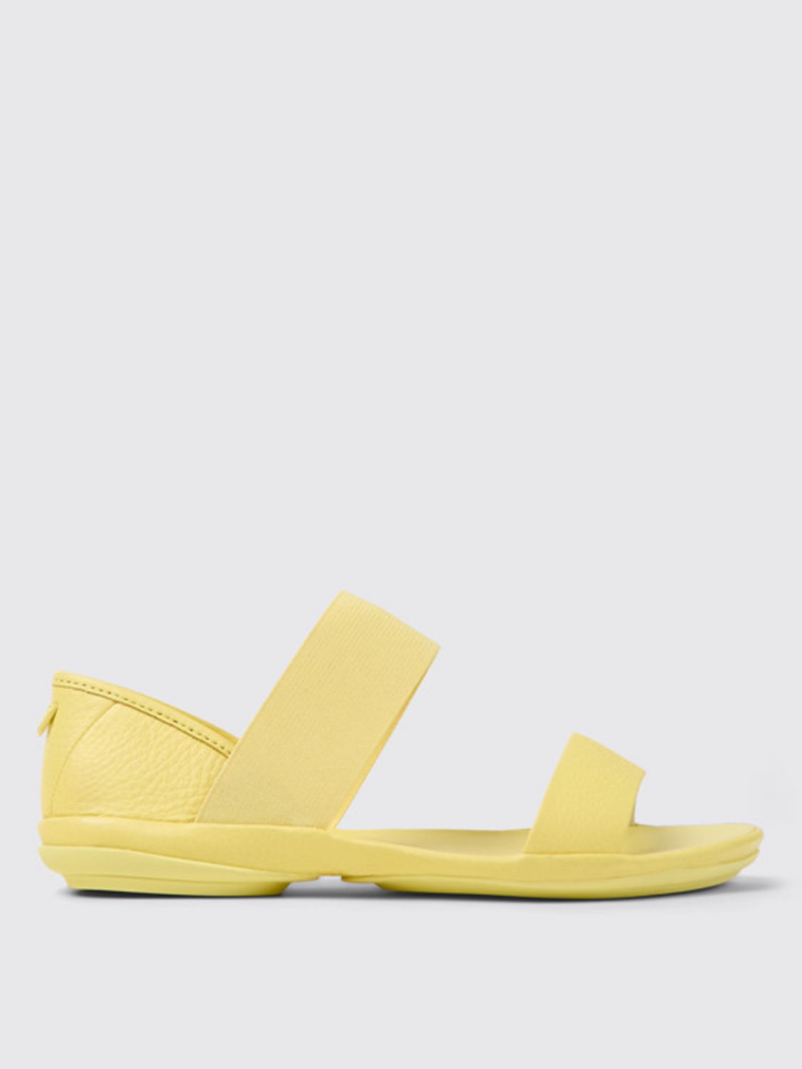 CAMPER: flat sandals for woman - Yellow | Camper flat sandals 21735-084 ...