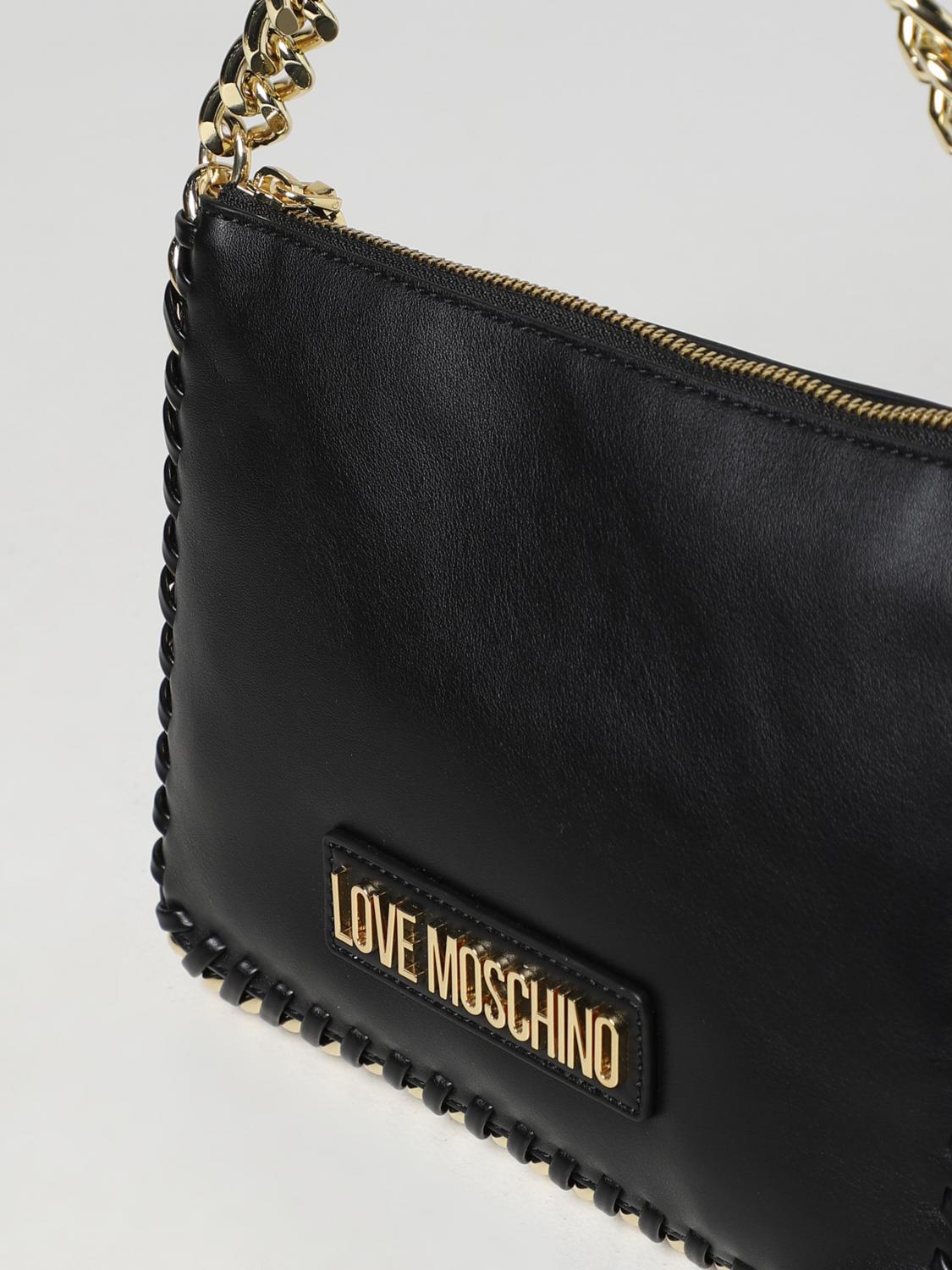 LOVE MOSCHINO Borsa in pelle sintetica con maglia metallica